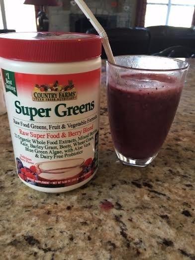 Country Farms Organic Super Greens Powder, 50 Organic Superfoods, Daily Greens Drink Mix with Fruits, Vegetables, Fiber, Probiotics & Mushrooms, Supports Energy, Gut Health & Digestion, Natural Flavor customer photo 2