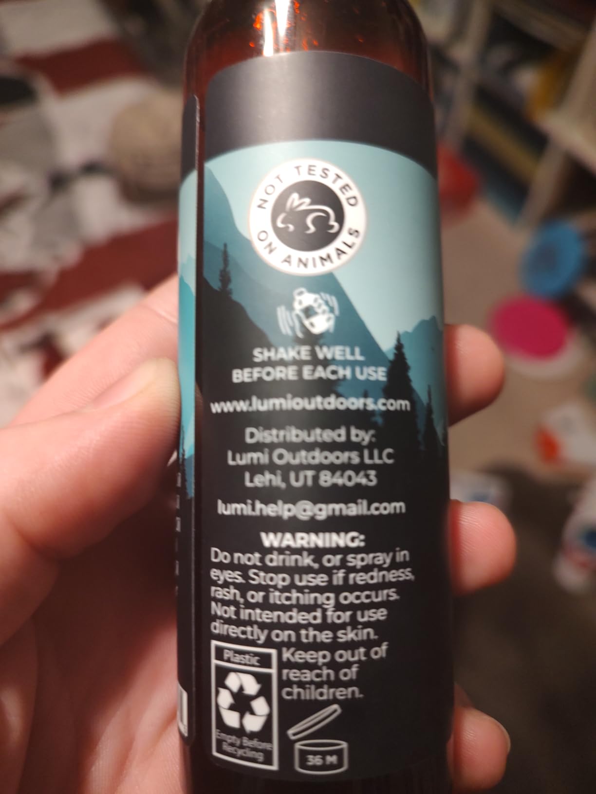 Lumi Outdoors Natural Shoe Deodorizer Spray - Odor Eliminator | Destroys Stubborn Shoe Smells at the Source - 700+ Sprays - Sneakers, Work Boots, Cleats & Gym Bags - Lemon Eucalyptus Scent customer photo 1