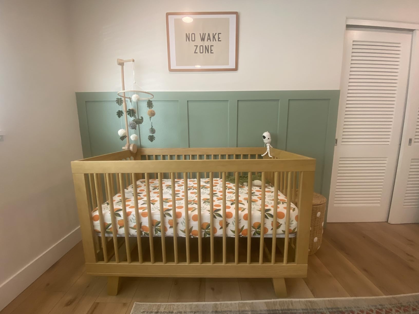 Babyletto Hudson 3-in-1 Convertible Baby Crib, Washed Natural | GREENGUARD Gold Certified Wooden Crib - Converts to Toddler Bed & Daybed - 4 Adjustable Mattress Heights - Easy to Assemble customer photo 1