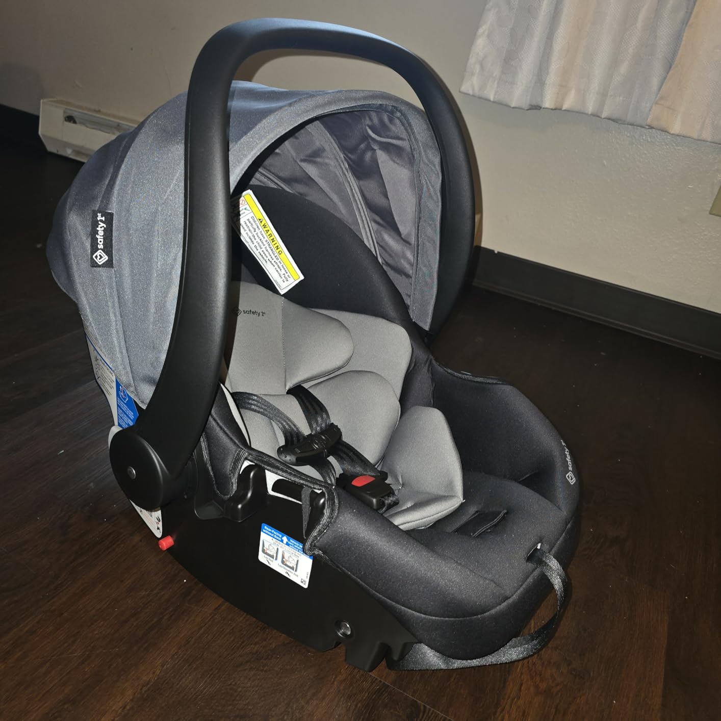 Safety 1st Smooth Ride Travel System Stroller and OnBoard FLX Infant Car Seat, Newborn to Toddler Baby Combo, Easy-Install, Large Canopy, Ample Storage, Foldable, Rear-Facing 4-30 lbs, Monument customer photo 1