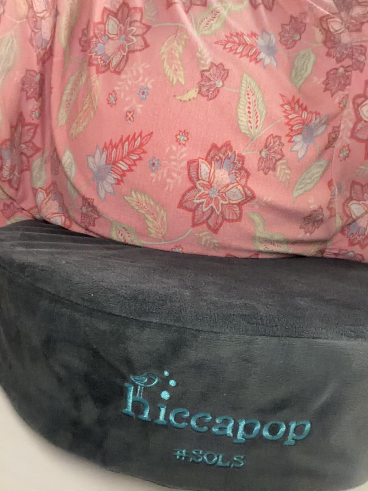 Hiccapop Pregnancy Pillow Wedge for Belly Support | Maternity Wedge Pillow | Belly Wedge Pillow | Pregnancy Wedge Pillows Support Body, Legs, Back, Knees customer photo 2