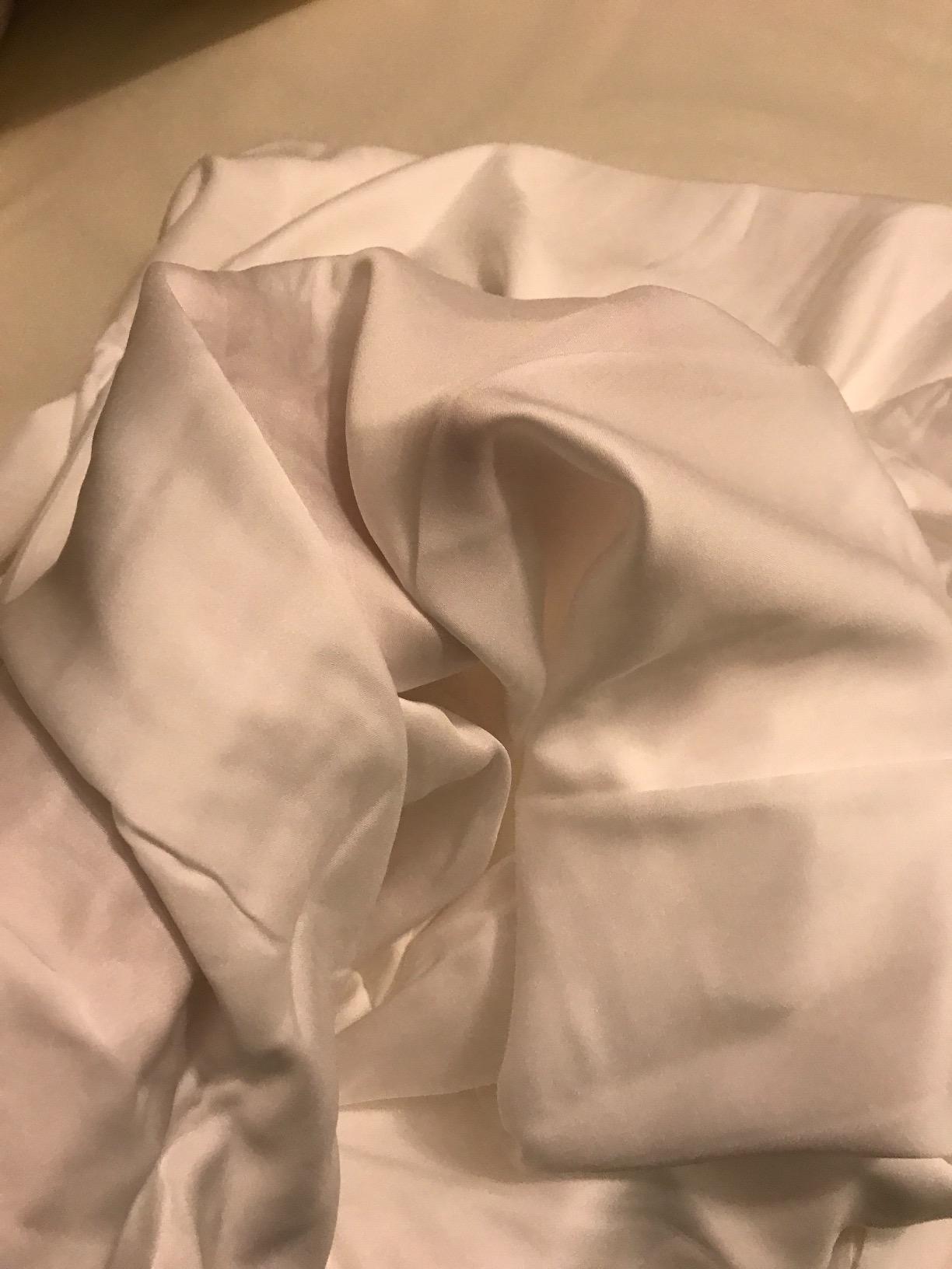 Hotel Sheets Direct 4 Piece Bed Sheet Set Queen Size, 100% Viscose Derived from Bamboo Sheets Set with 2 Pillowcases, Cooling & Breathable Luxury Bedding, Moisture-Wicking & Silky Soft Texture, White customer photo 1