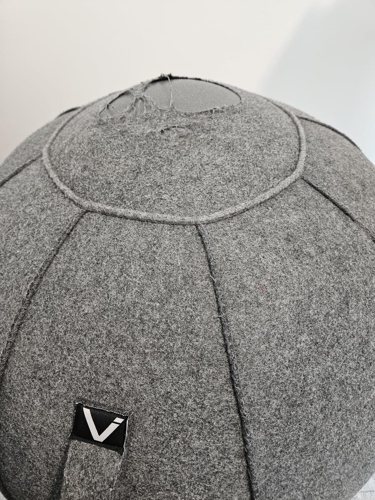 Vivora Luno Premium Ergonomic Sitting Ball Chair, Felt, Standard Size (22 to 24 inches), for Home Offices, Balance Training, Yoga Ball, Posture Improvement customer photo 2