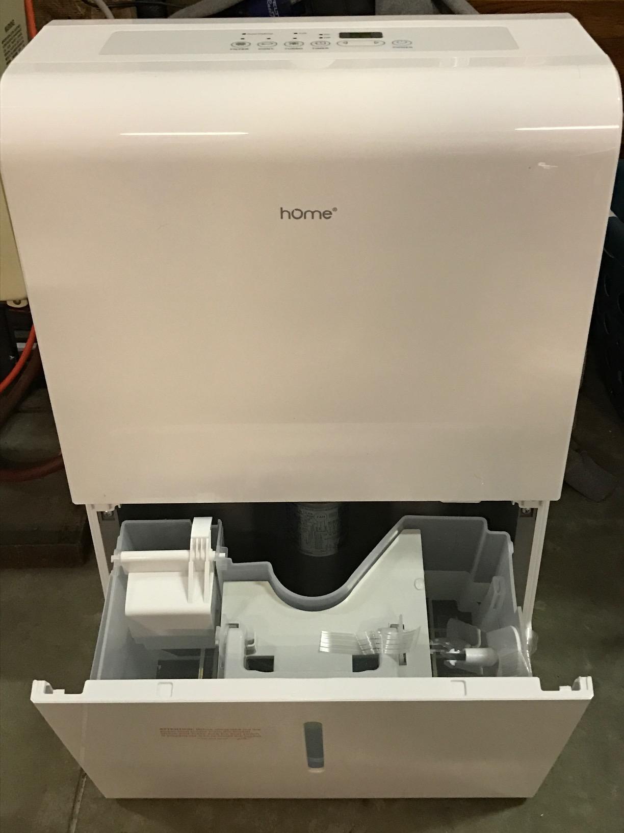 hOmeLabs Dehumidifier 4,500 Sq Ft 32 Pint (MAX 80 Pint at 95F, 90% RH) | WIFI + Upgraded Advanced Humidity & Moisture Control, Quiet, Efficient, Auto Shut-off, Ideal for Home, Basement, Office customer photo 1