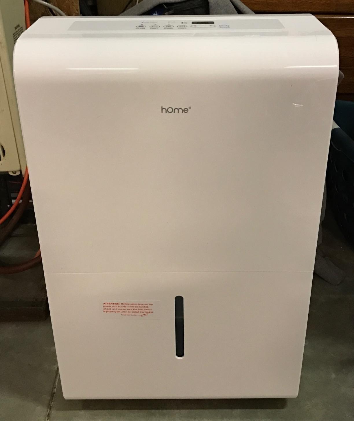 hOmeLabs Dehumidifier 4,500 Sq Ft 32 Pint (MAX 80 Pint at 95F, 90% RH) | WIFI + Upgraded Advanced Humidity & Moisture Control, Quiet, Efficient, Auto Shut-off, Ideal for Home, Basement, Office customer photo 2