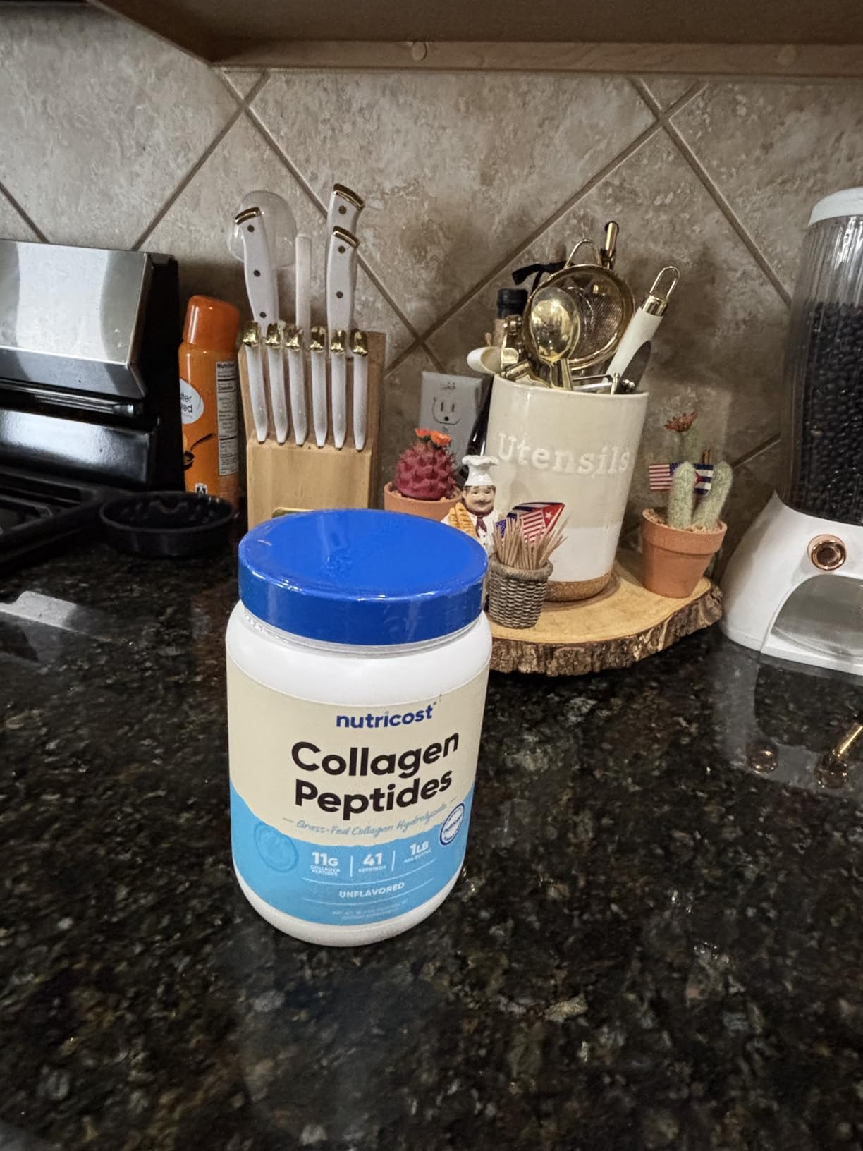 Nutricost Collagen Peptides Powder 1LB (454 G), Grass Fed Bovine | Collagen Hydrolysate, Unflavored customer photo 2