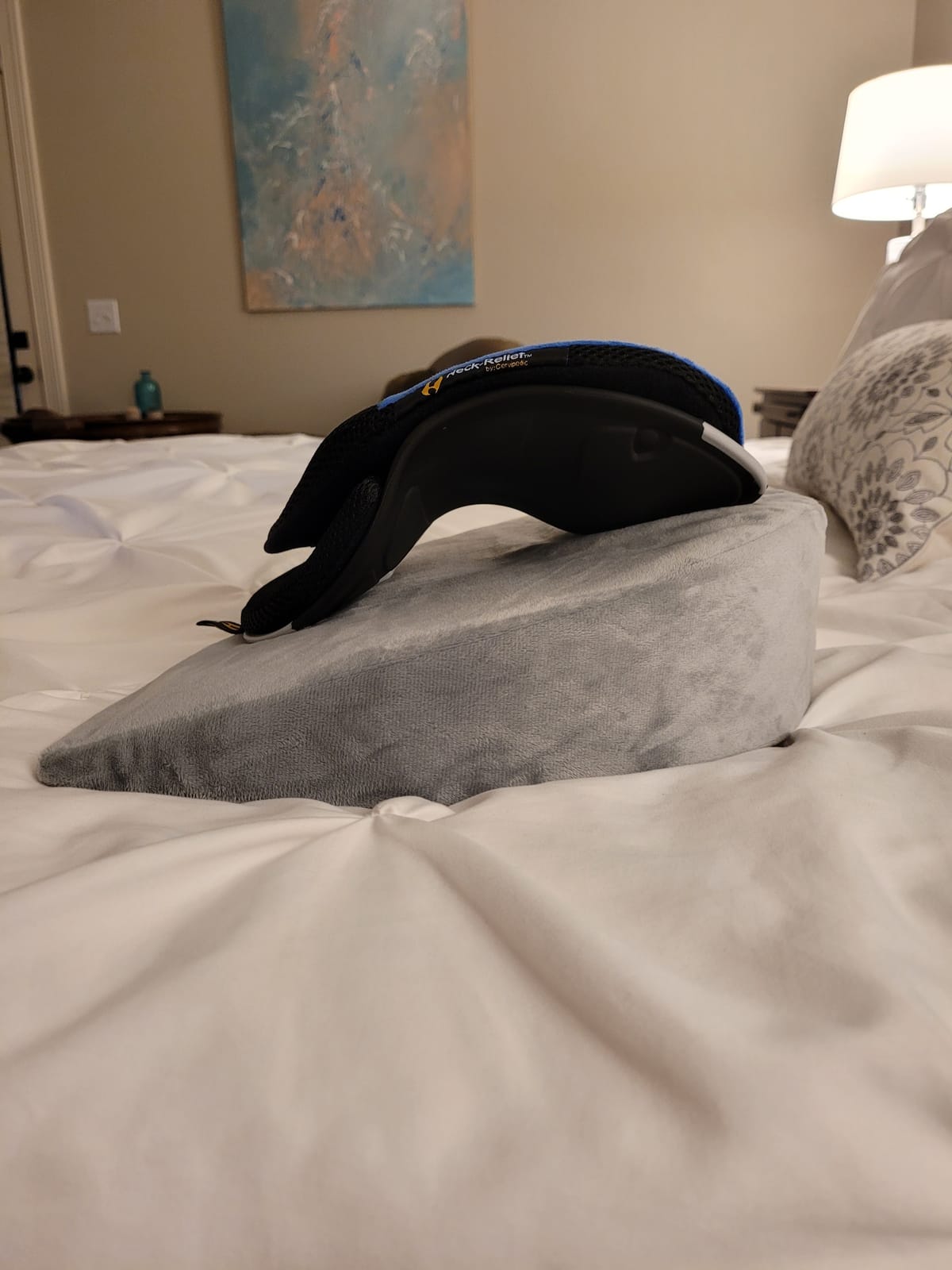OCCObaby Pregnancy Wedge Pillow for Maternity | Memory Foam Pregnancy Pillow for Sleeping, Belly, Knees, Back and Legs | Maternity Wedge Pillow for Belly Support During Side Sleeping customer photo 1