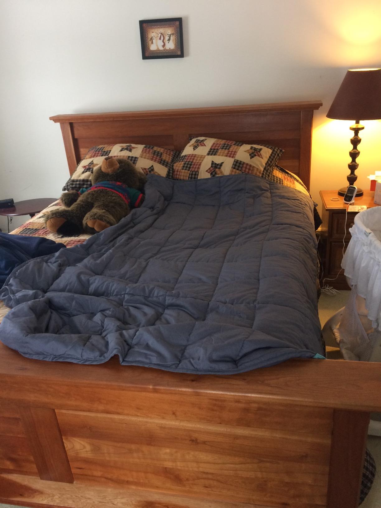 Weighted Idea Weighted Blanket for Adults (Dark Grey,48