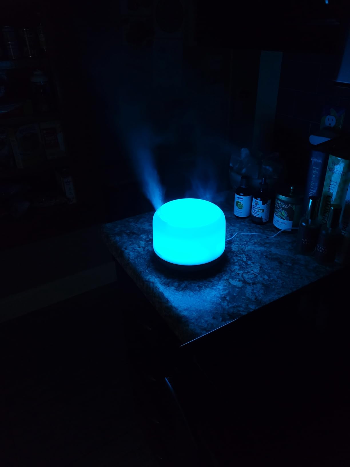 URPOWER 500ML Essential Oil Diffuser Humidifiers Ultrasonic Aromatherapy Diffusers with 4 Timer Settings and Waterless Auto Shut-Off for Home Office Living Room Yoga Remote Control NOT Included customer photo 2