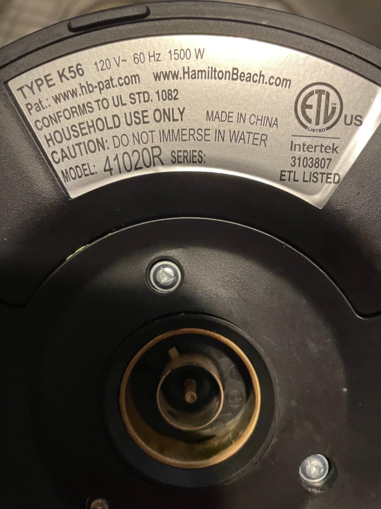 Hamilton Beach 1.7 Liter Electric Tea Kettle, Water Boiler & Heater | Fast Boiling 1500 Watts |Temp Control | Cordless Serving | Auto-Shutoff & Boil-Dry Protection | BPA Free | Stainless Steel customer photo 1