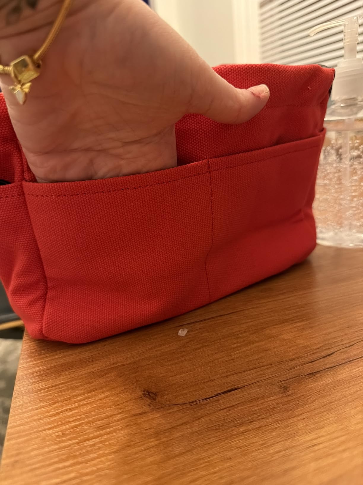 Vercord Canvas Handbag Organizers, Sturdy Purse Insert Organizer Bag in Bag, 10 Pockets customer photo 2