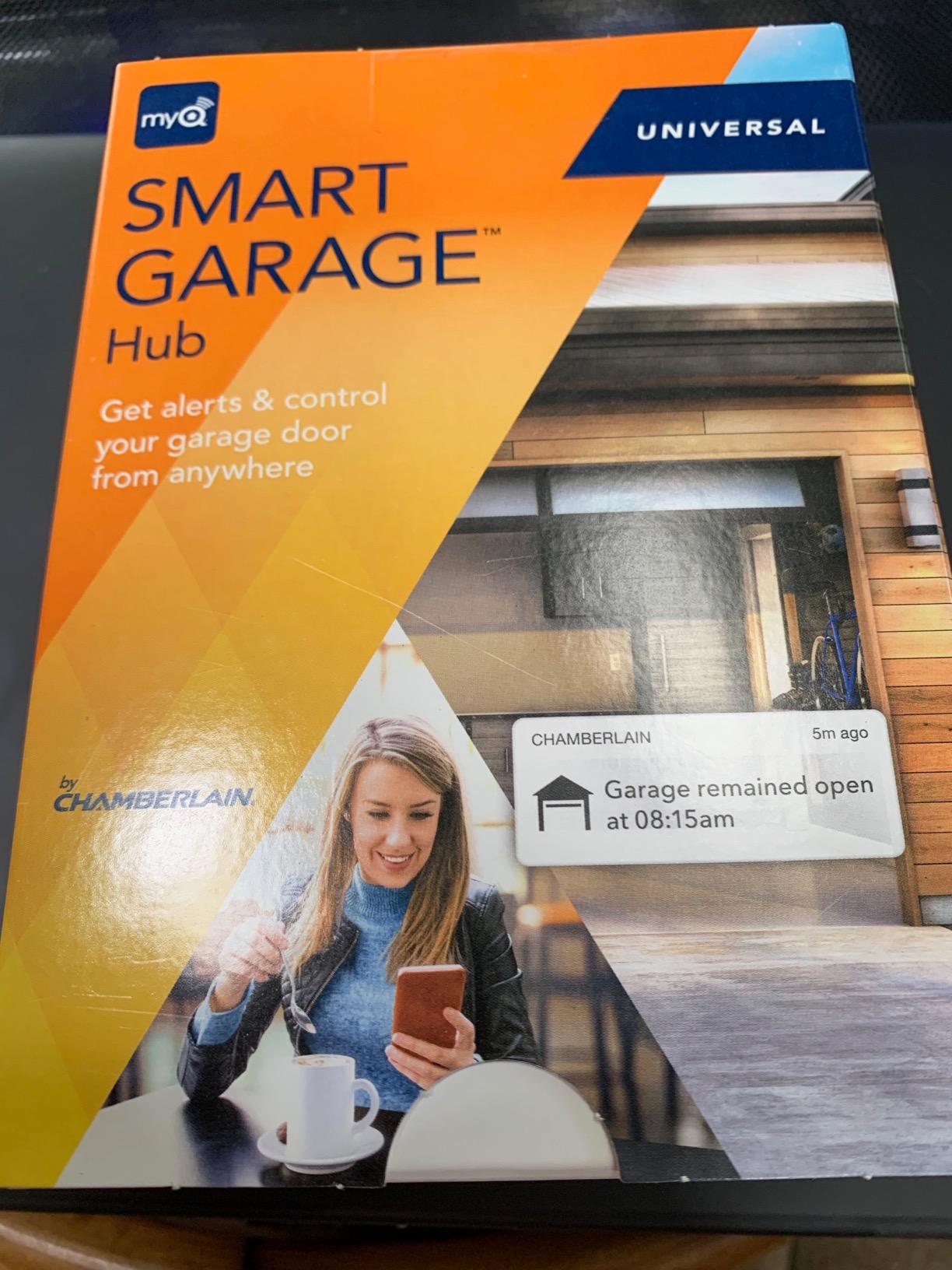 Chamberlain MyQ Smart Garage Hub - Wi-Fi enabled Garage Hub with Smartphone Control, Model MYQ-G0301, Old Version, Black customer photo 1