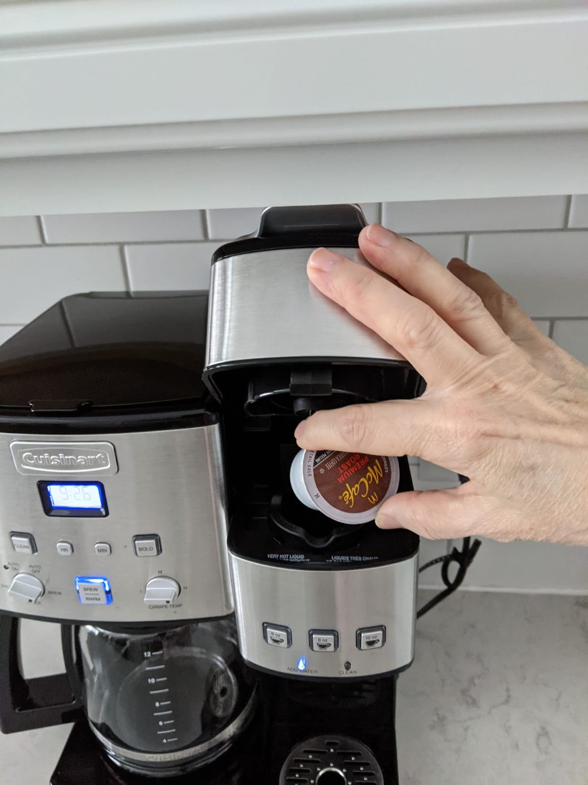 Cuisinart Coffee Maker, 12 Cup with 3 Single-Size Brewers, 6/8/12 oz, Black/Stainless Steel, SS-15BKSP1 customer photo 2