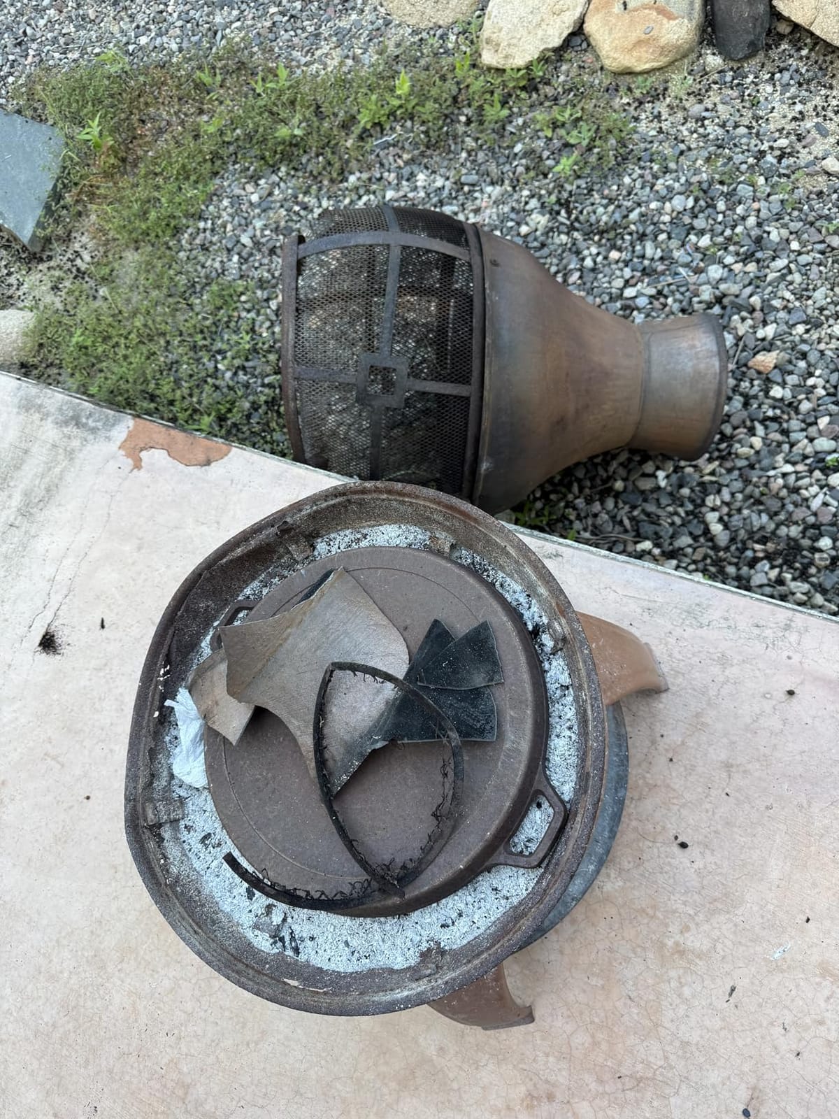 BALI OUTDOORS Chiminea Outdoor Fireplace customer photo 2
