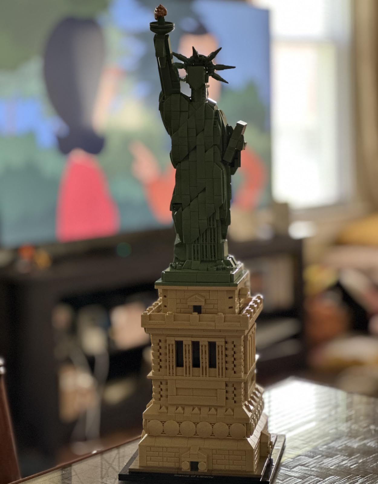 Architecture Statue of Liberty Model Building Set - Collectible New York City Souvenir, Creative Home Décor or Office Centerpiece, Great Gift Idea for Adults and Teens, 21042 customer photo 1