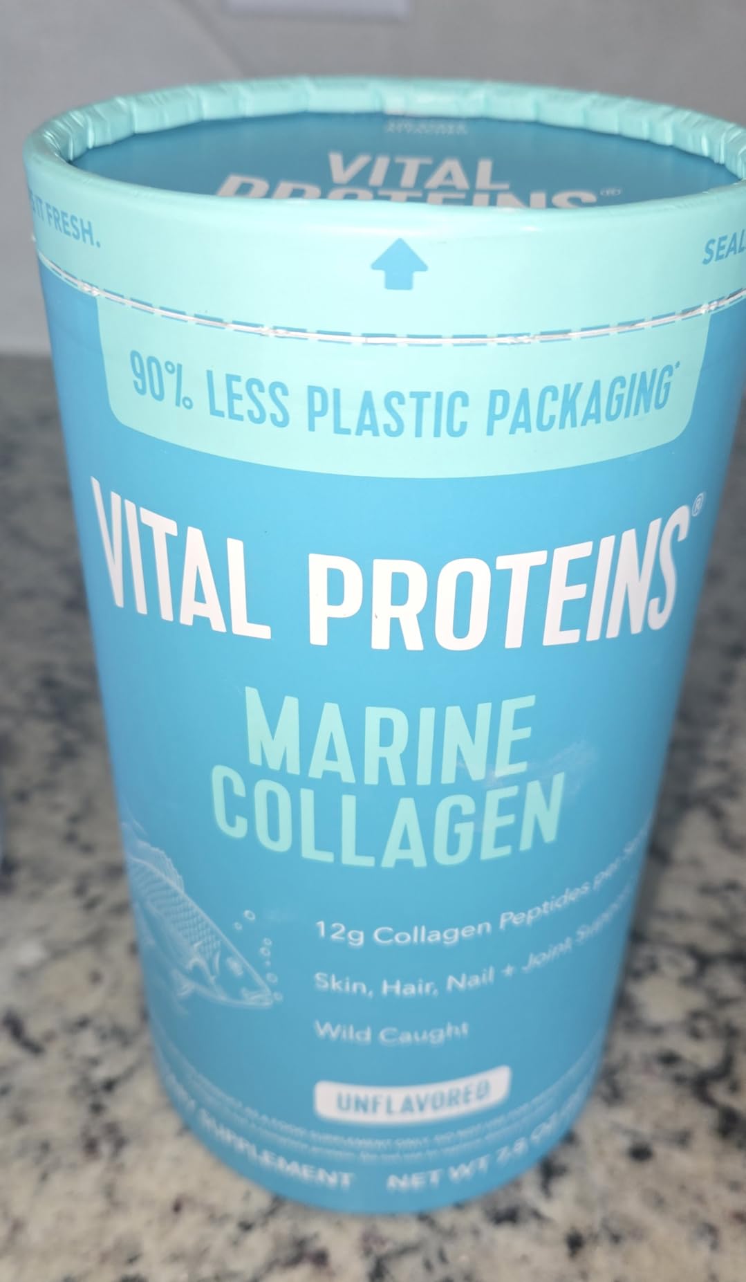 Vital Proteins Marine Collagen Peptides Powder Supplement, 7.8oz | Marine Collagen Peptides, Supports Hair Skin Nails & Joints, Hydrolyzed Collagen, 12g Per Serving customer photo 2