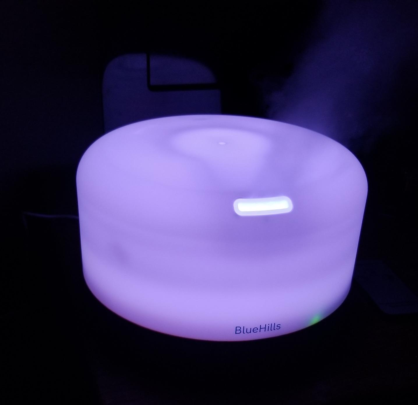 BlueHills 1000 ML Essential Oil Diffuser Premium Humidifier XL 1L Woodgrain | Aromatherapy, Remote Control, Timer, Large Room Coverage, High Mist, Whole House Diffuser, LED Lights, BPA-Free, 1 Liter D004 customer photo 1