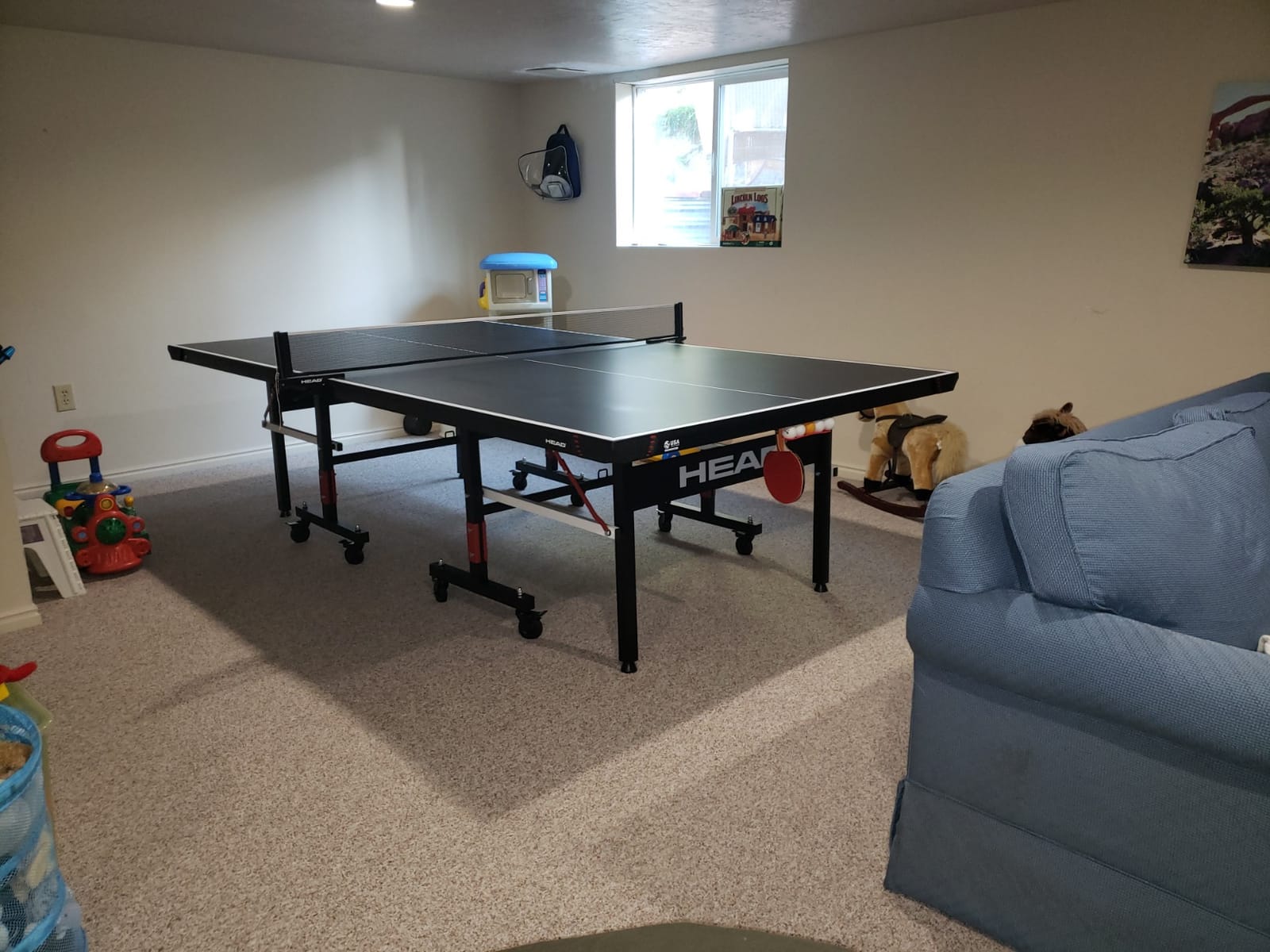 HEAD Summit USA Indoor Table Tennis Table, Competition Grade Net, 10 Minute Easy Set Up – Ping Pong Table with Playback Mode customer photo 1