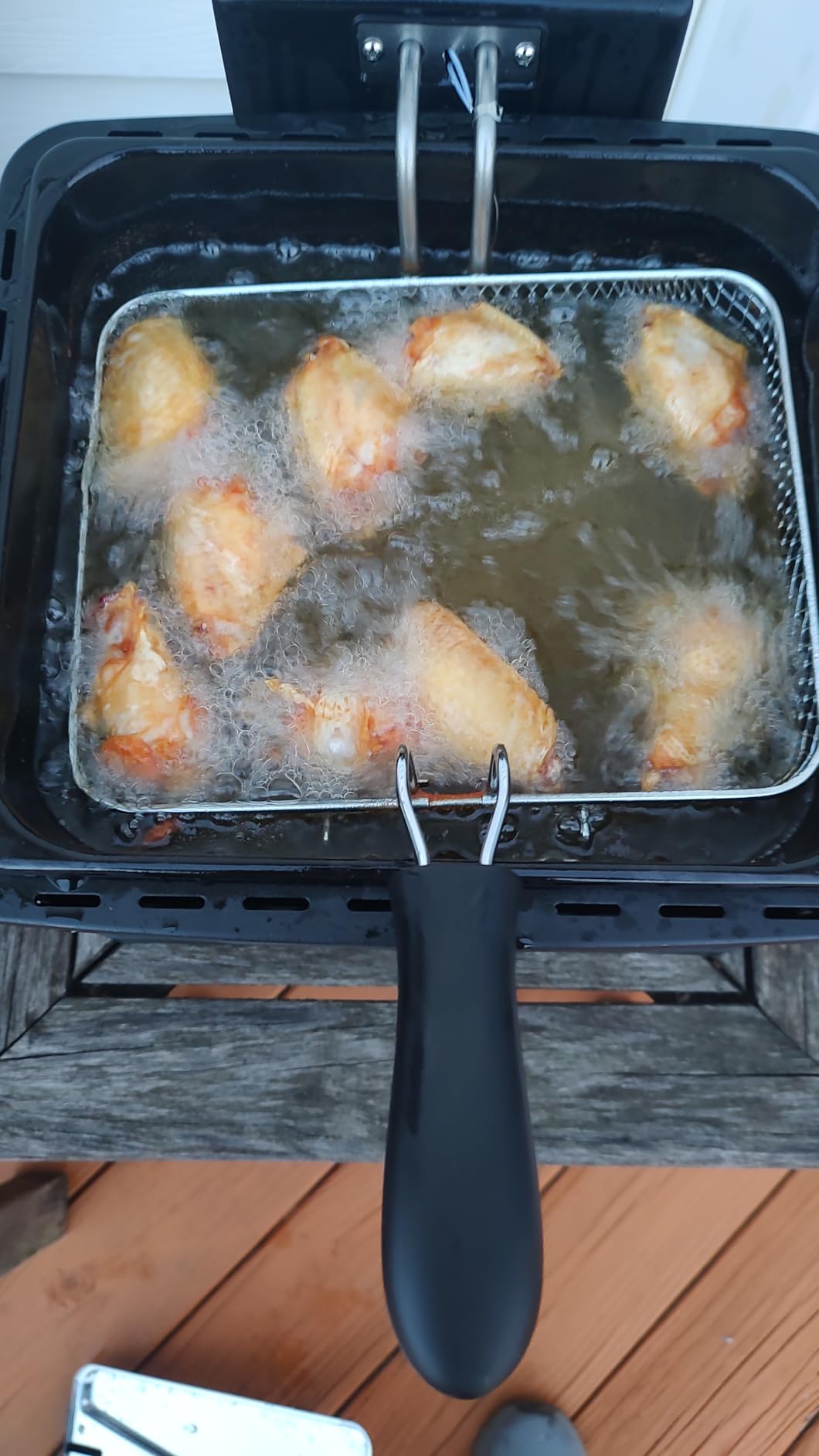 Chefman 4.5 Liter Deep Fryer w/Basket Strainer, XL Jumbo Size, Adjustable Temperature & Timer, Stainless Steel customer photo 1