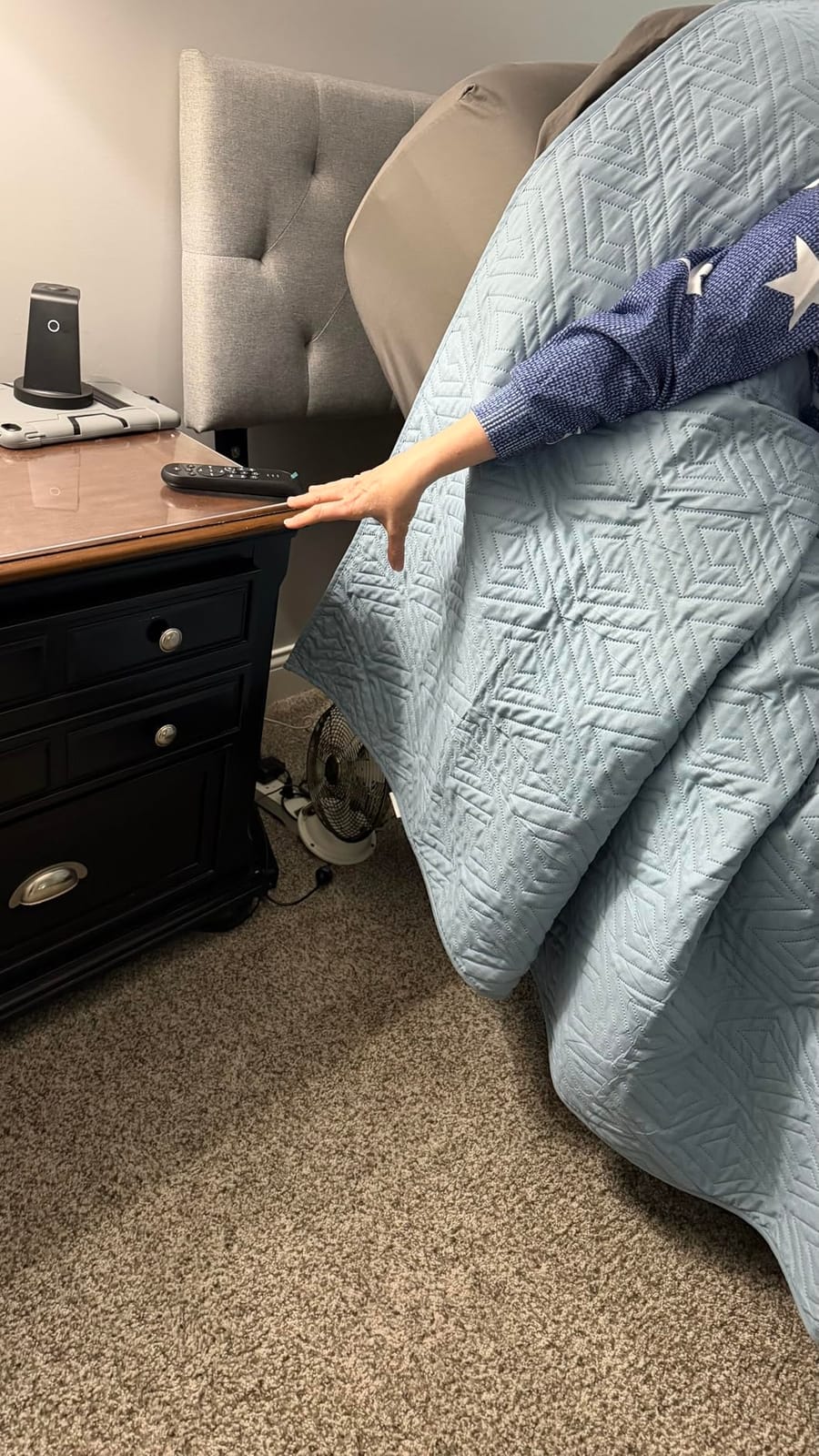 Sven & Son Classic Adjustable Bed Base, Head and Foot Lift, Massage, Under-Bed Lights, USB, Gel Memory, Zero Gravity Smart Frame - Queen + 14 inch Hybrid Spring Matt (Medium Soft) customer photo 2