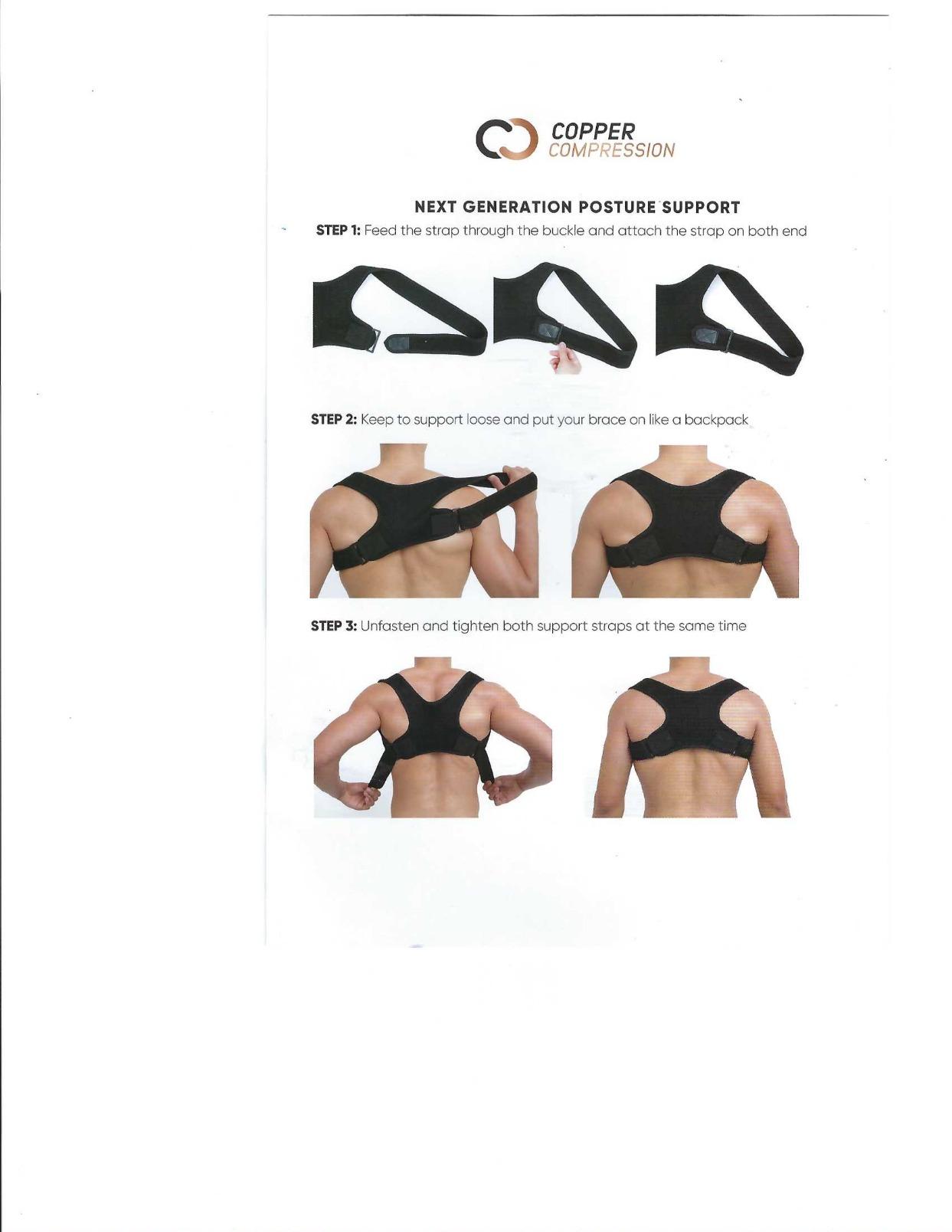 Copper Compression Posture Corrector for Men & Women customer photo 1