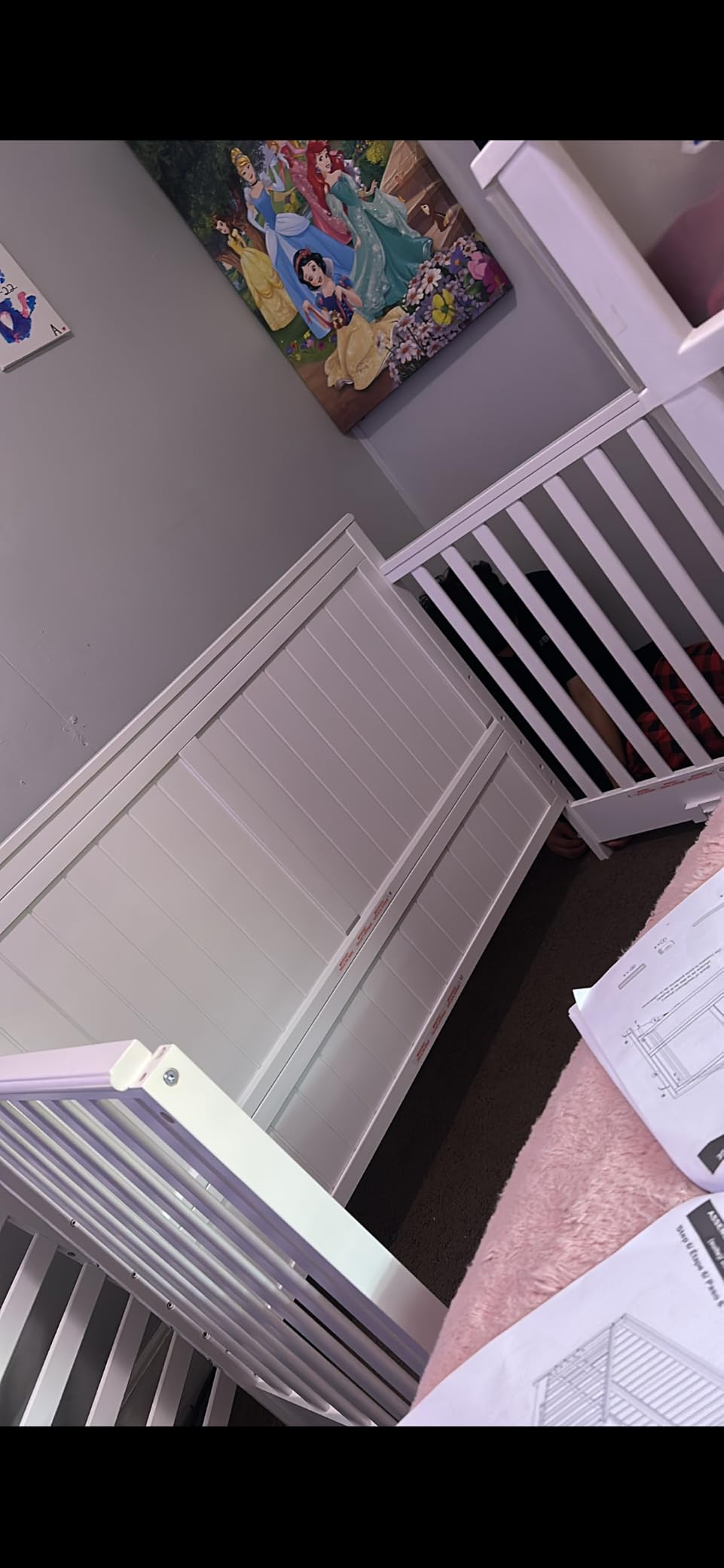Graco Hadley 5-in-1 Convertible Crib with Drawer, White | GREENGUARD Gold Certified, Fits Standard Crib Mattress, Converts to Toddler Bed, Daybed and Full Bed, Crib with Storage customer photo 1