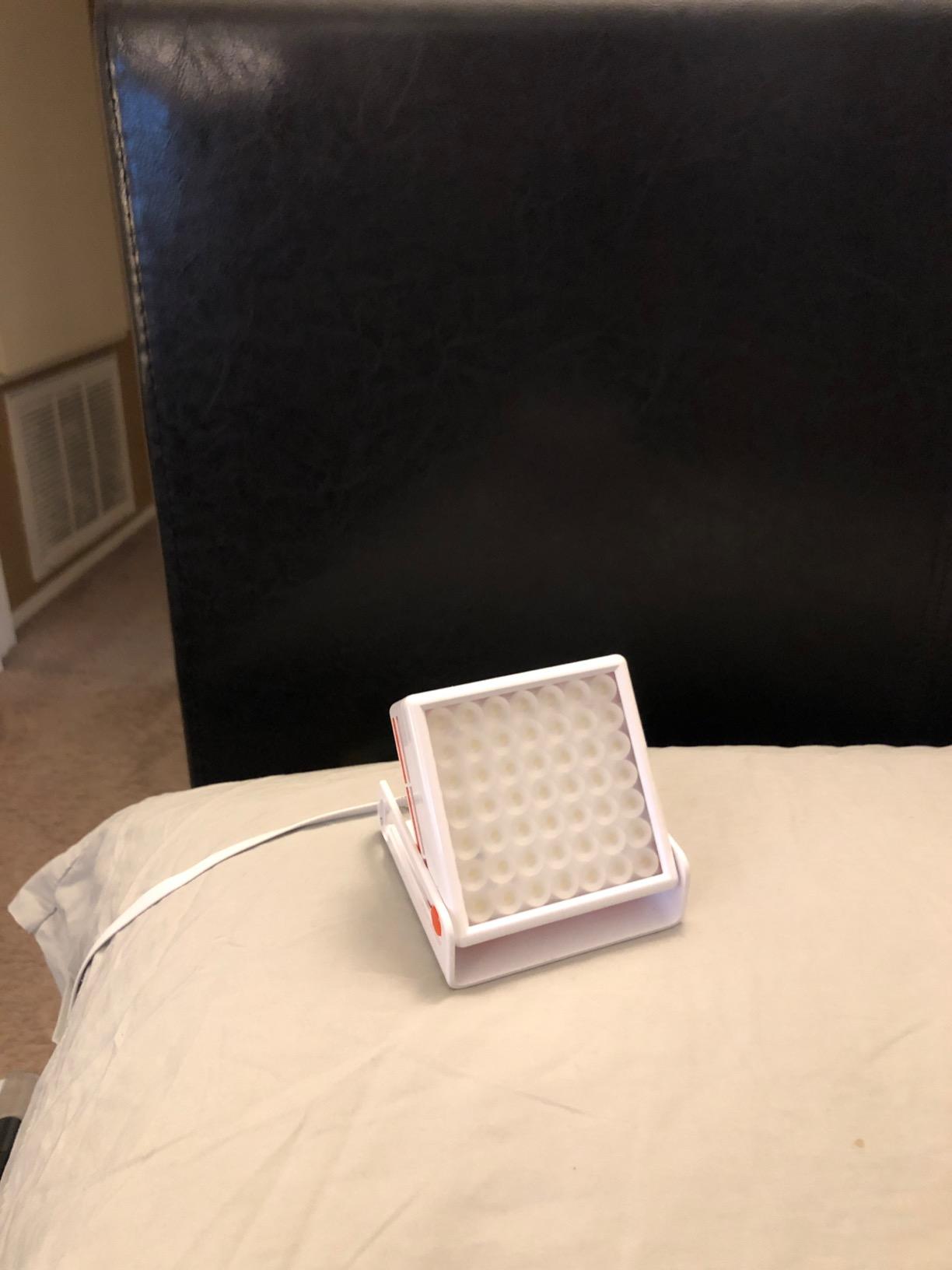 Circadian Optics Luxy 10,000 Lux Light Therapy Lamp | Seen On Shark Tank | Sun Lamp For Seasonal Blues | Ultra Bright White Light Therapy | 10,000 LUX | UV-Free | Full-Spectrum | Compact & Portable customer photo 1