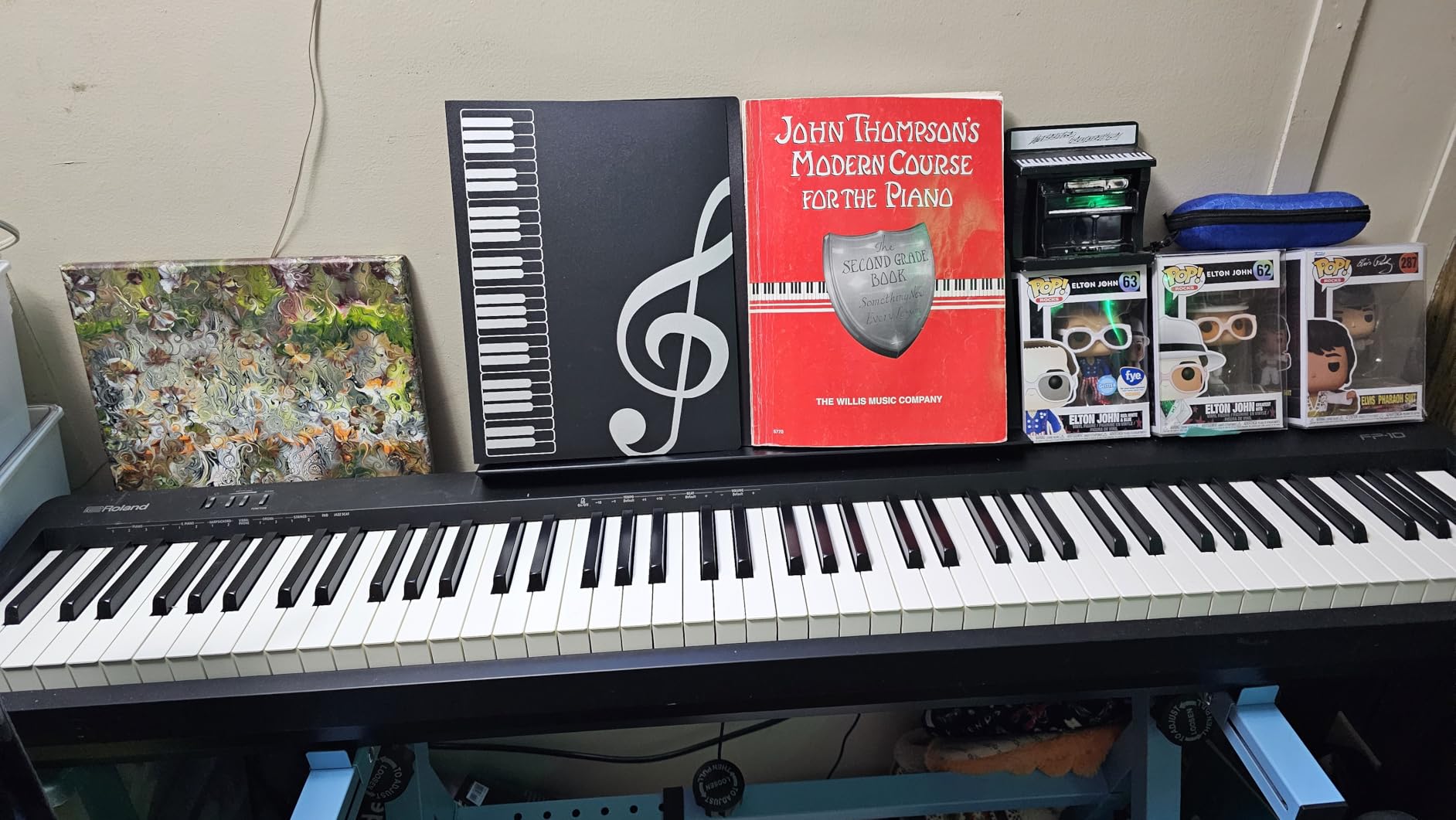 Roland FP-10 | Compact 88-Note Digital Piano | SuperNATURAL Piano Tones | Authentic Acoustic Feel Keyboard | Great for Beginners & Experienced Players | Bluetooth & MIDI Connectivity | 88-key PHA-4 keyboard with SuperNATURAL sound and Bluetooth for practice, performance and recording customer photo 2