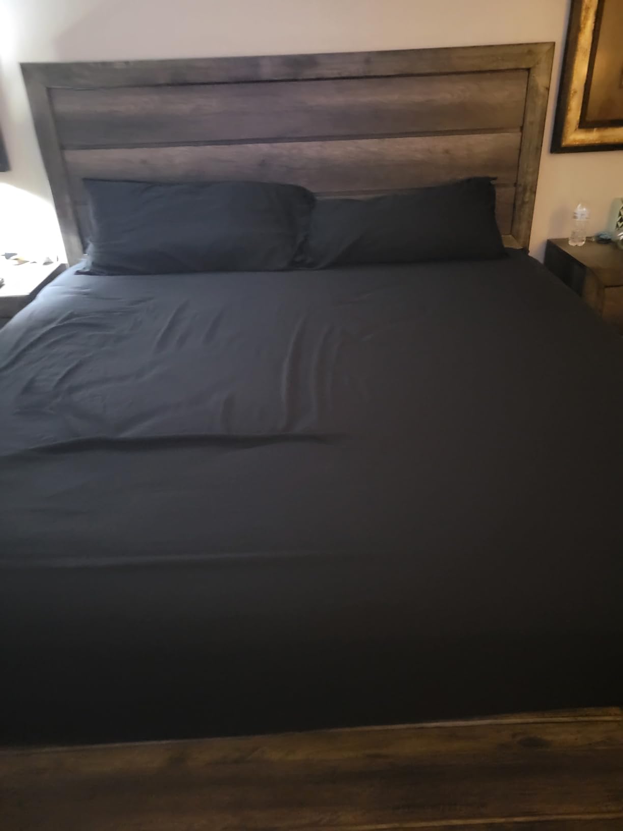 Pure Bamboo Queen Sheets, Genuine 100% Organic Viscose Derived from Bamboo Bed Sheet Set, Luxuriously Soft & Cooling, Double Stitching, 2 Year Quality Promise (Queen, White) customer photo 1