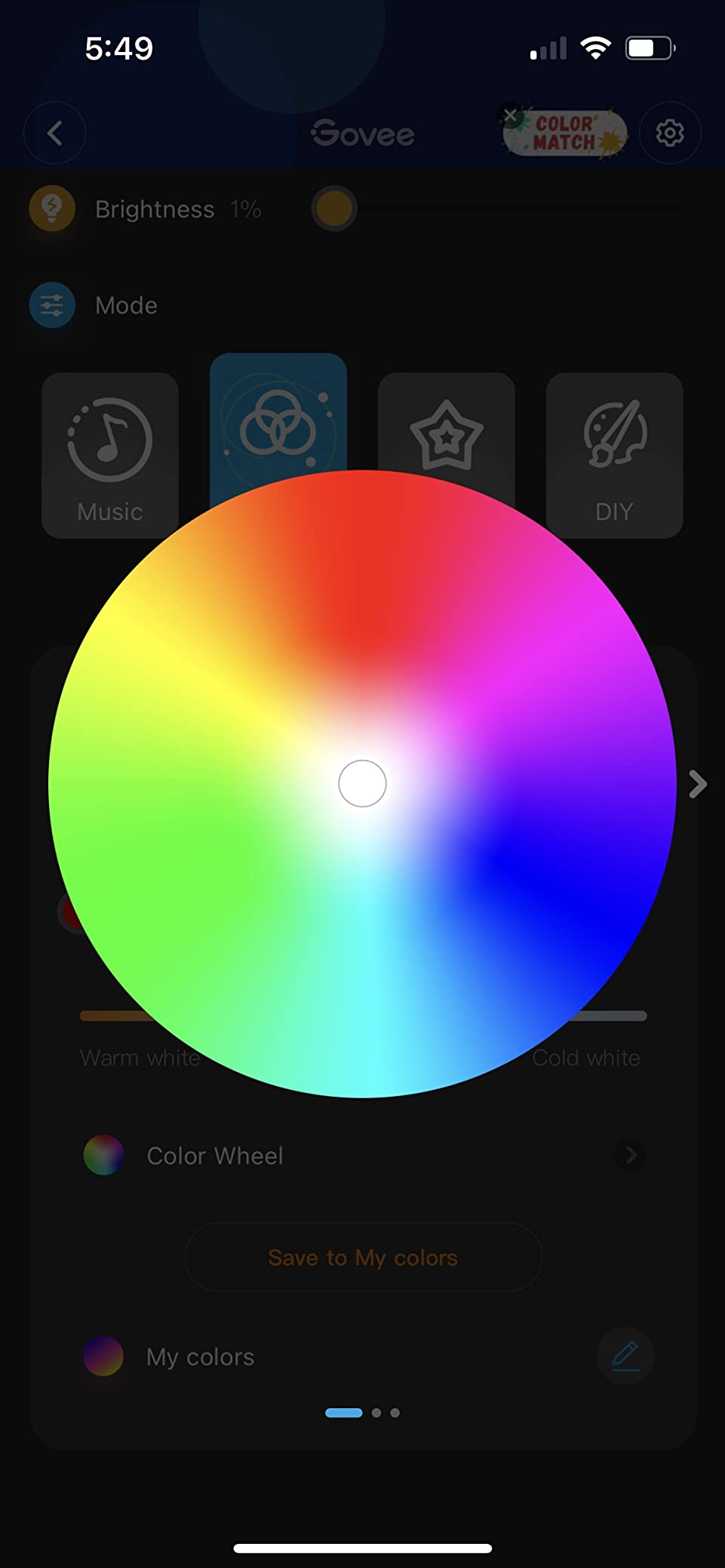Govee Smart RGB LED Strip Lights 16.4ft, Work with Alexa, Google Assistant | APP WiFi Control, 16 Million Colors, DIY Mode, 64 Scene Modes, Music Sync, LED Lights for Bedroom, Home Decor customer photo 1