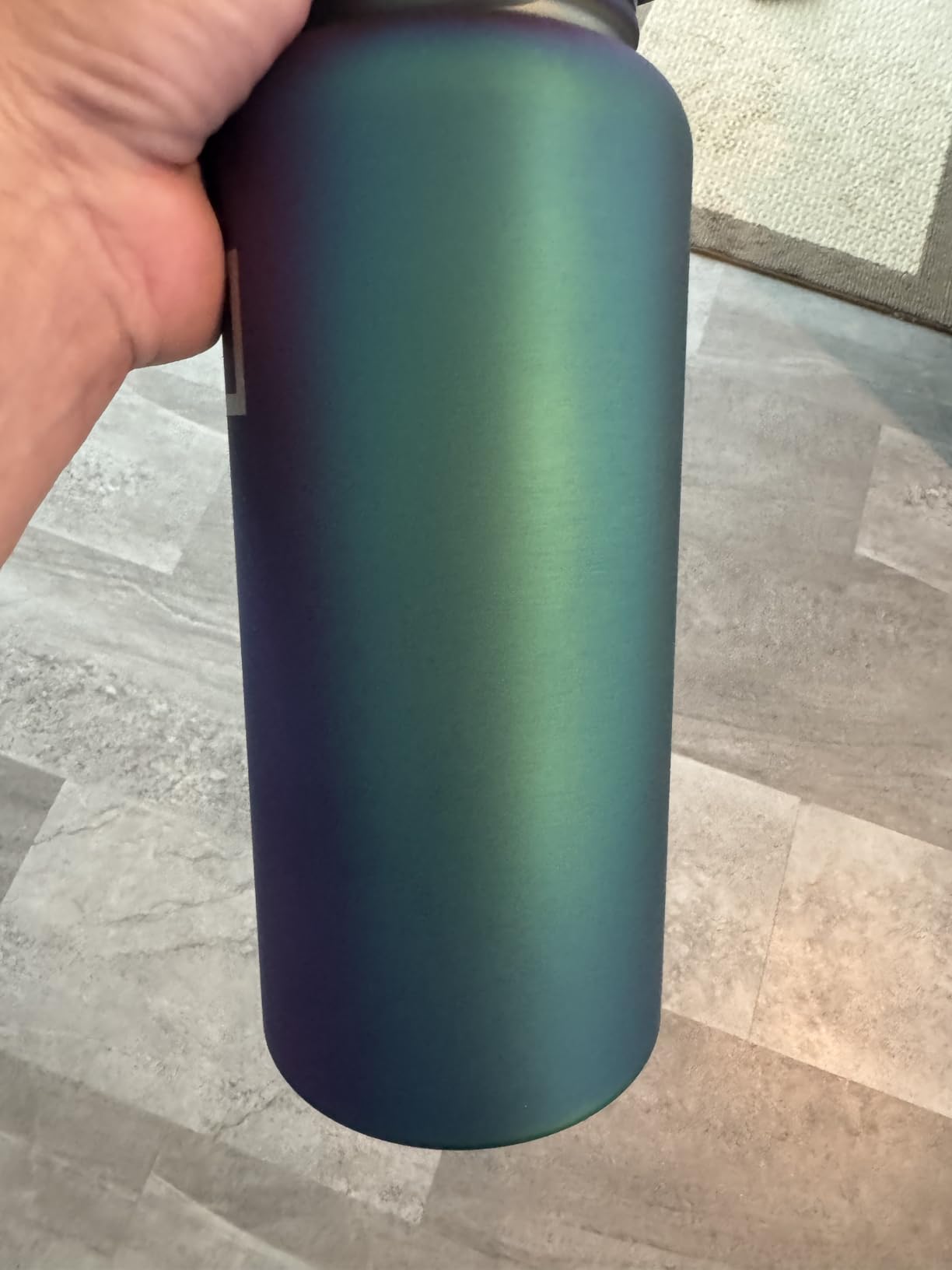 IRON °FLASK 32 oz Wide Mouth Water Bottle with 3 Lids | Insulated Stainless Steel Sports Water Bottle with 3 Leakproof Lids - BPA Free, Cold 24 Hrs, Sweat Free (Midnight Black) customer photo 1