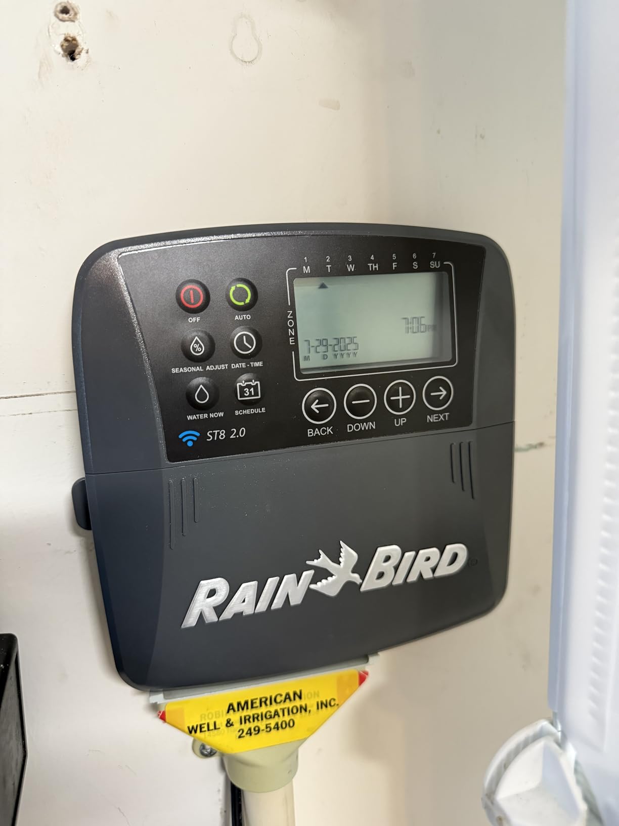 Rain Bird ST8I-2.0 Irrigation Controller, Smart WiFi, Indoor, 8-Station customer photo 2
