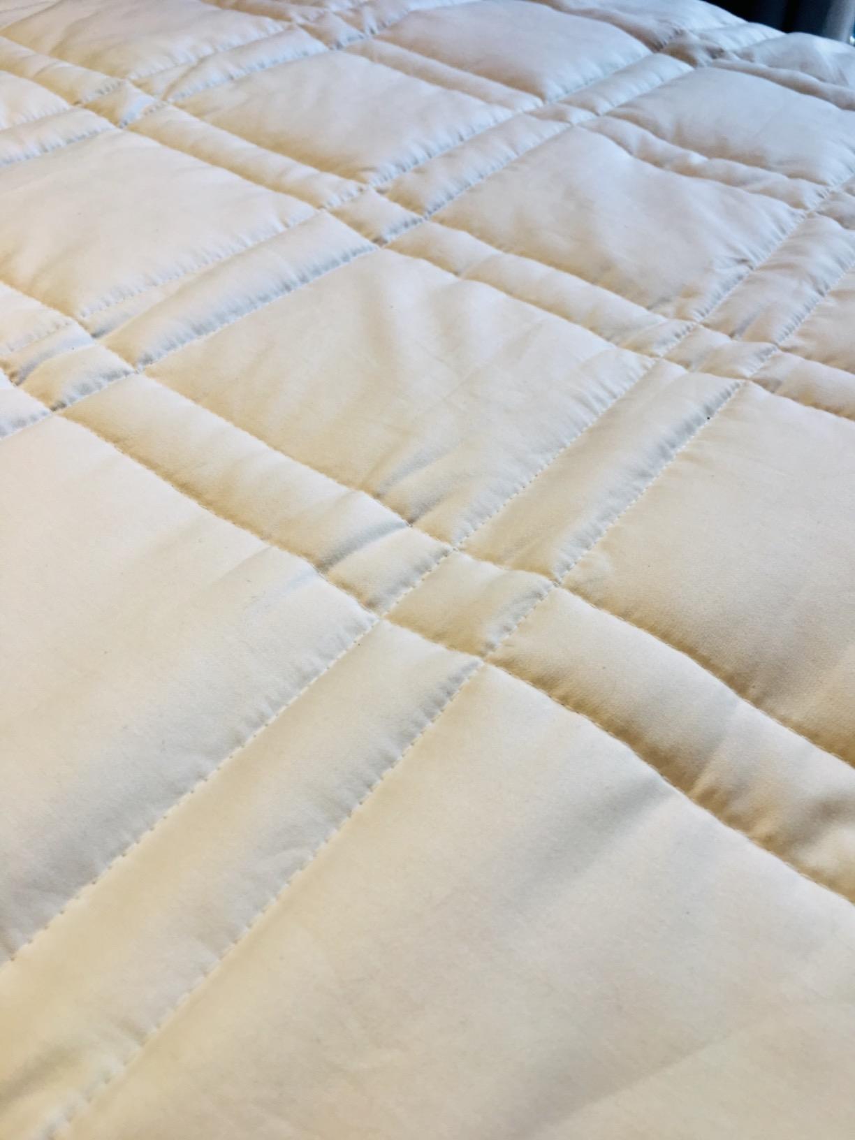 Weighted Blanket for Adults 15 lb Full/Queen (Pebble White, 60