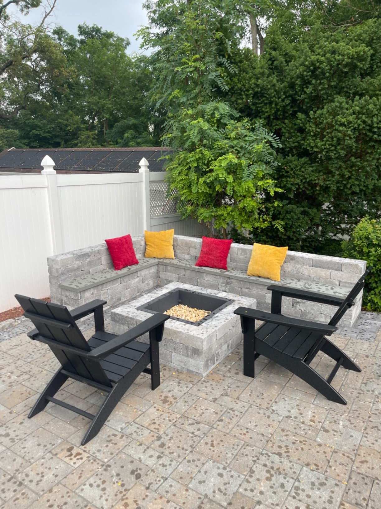 Modern Adirondack HDPE Navy customer photo 2
