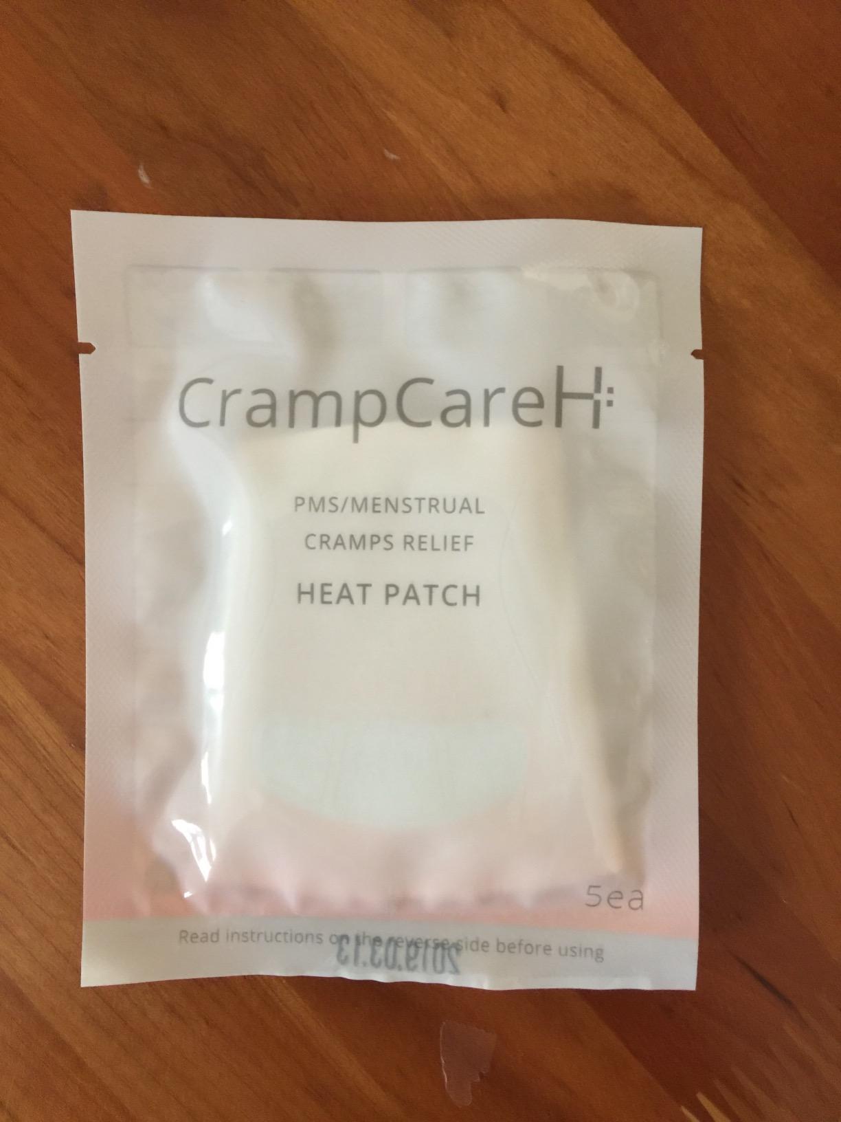 (5 Patches) CrampCareH PMS/Menstrual Cramps Relief Heat Patch with Wide Wings, FDA Registered customer photo 1