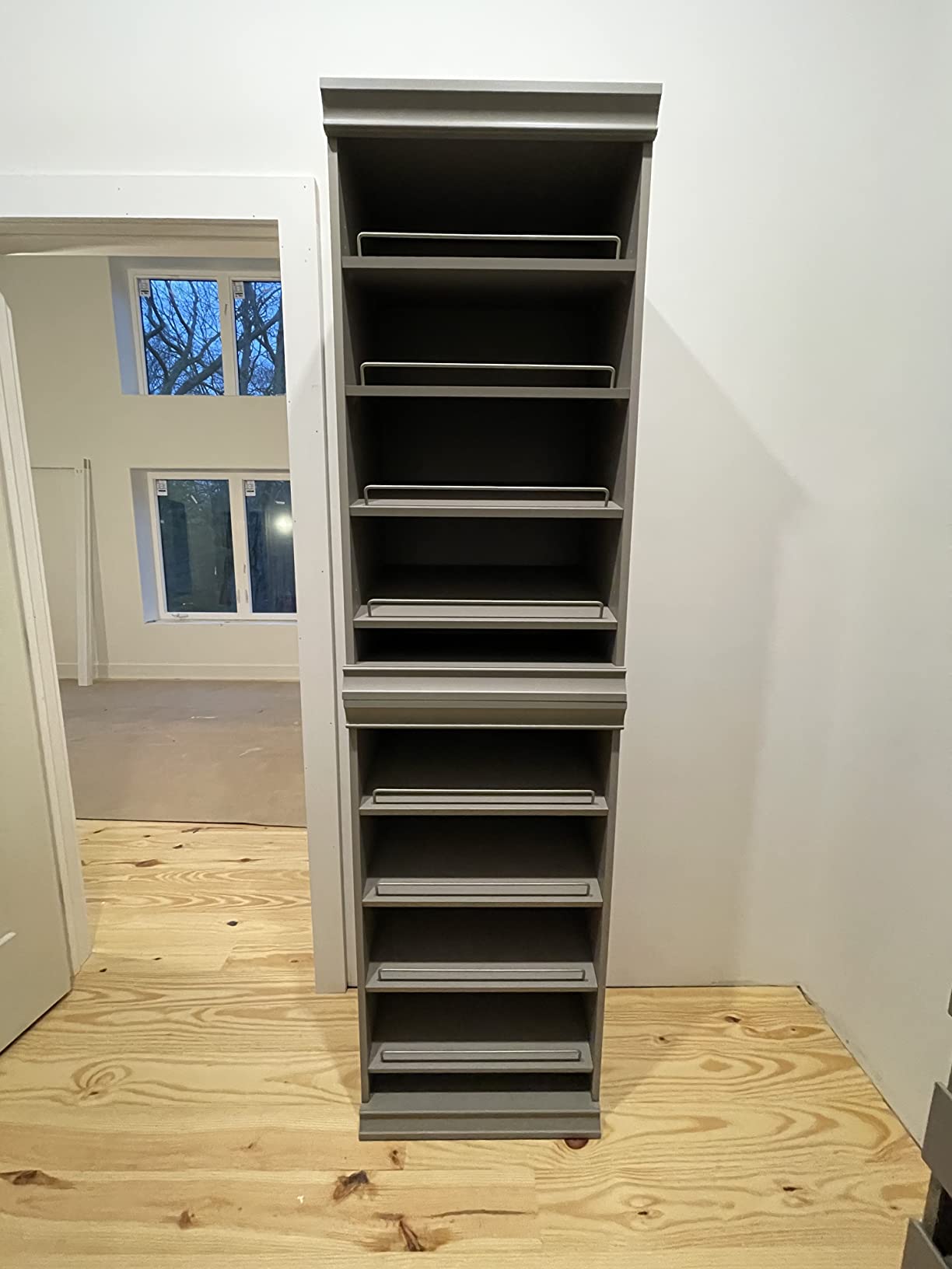 ClosetMaid Modular Storage Shelf Unit with Angled Shoe Shelves, White customer photo 1