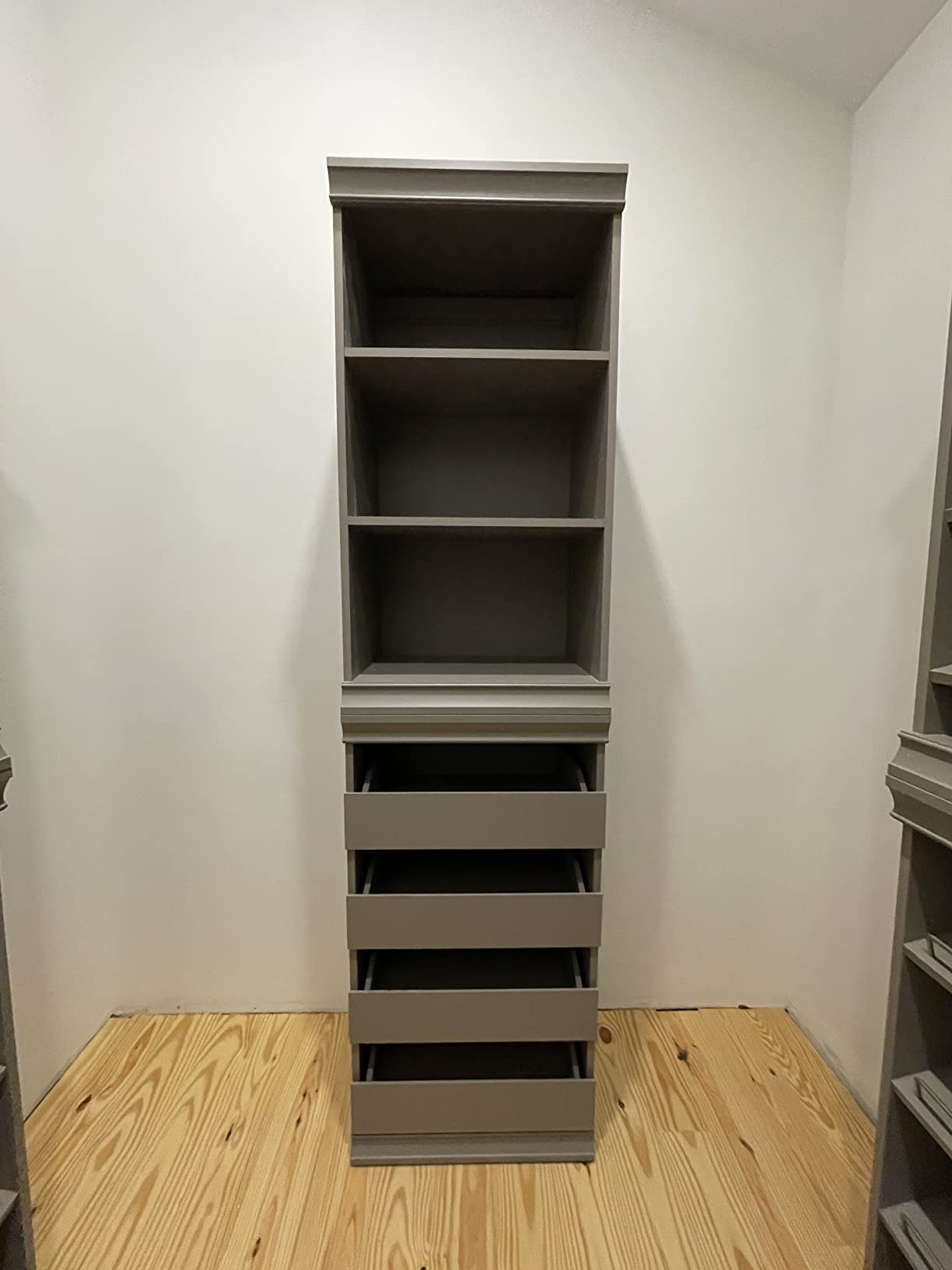 ClosetMaid Modular Storage Shelf Unit with Angled Shoe Shelves, White customer photo 2