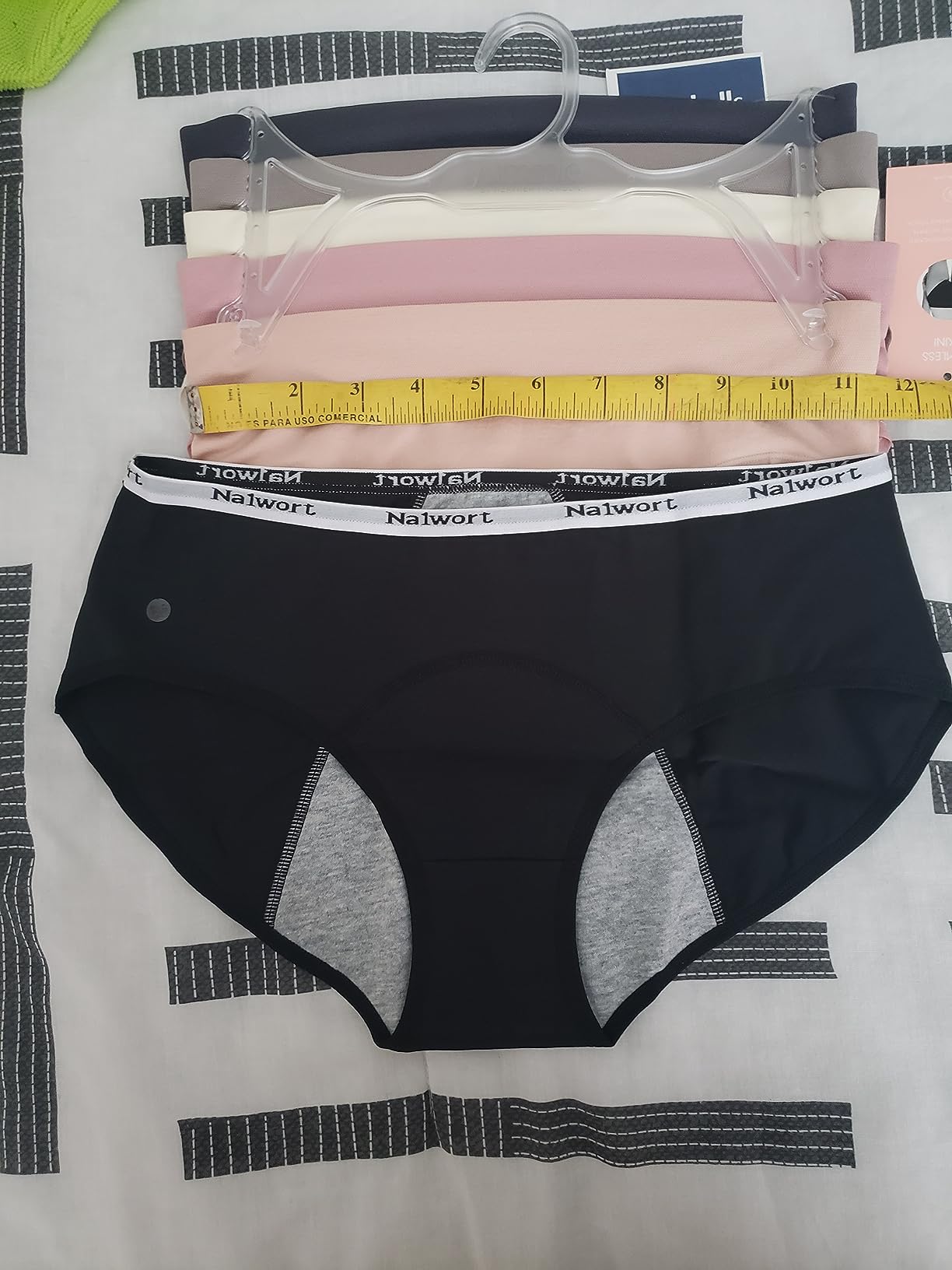Nalwort Teen Girls Period Underwear Menstrual Period Panties Leak-Proof Cotton Protective Briefs Pack of 6 customer photo 2