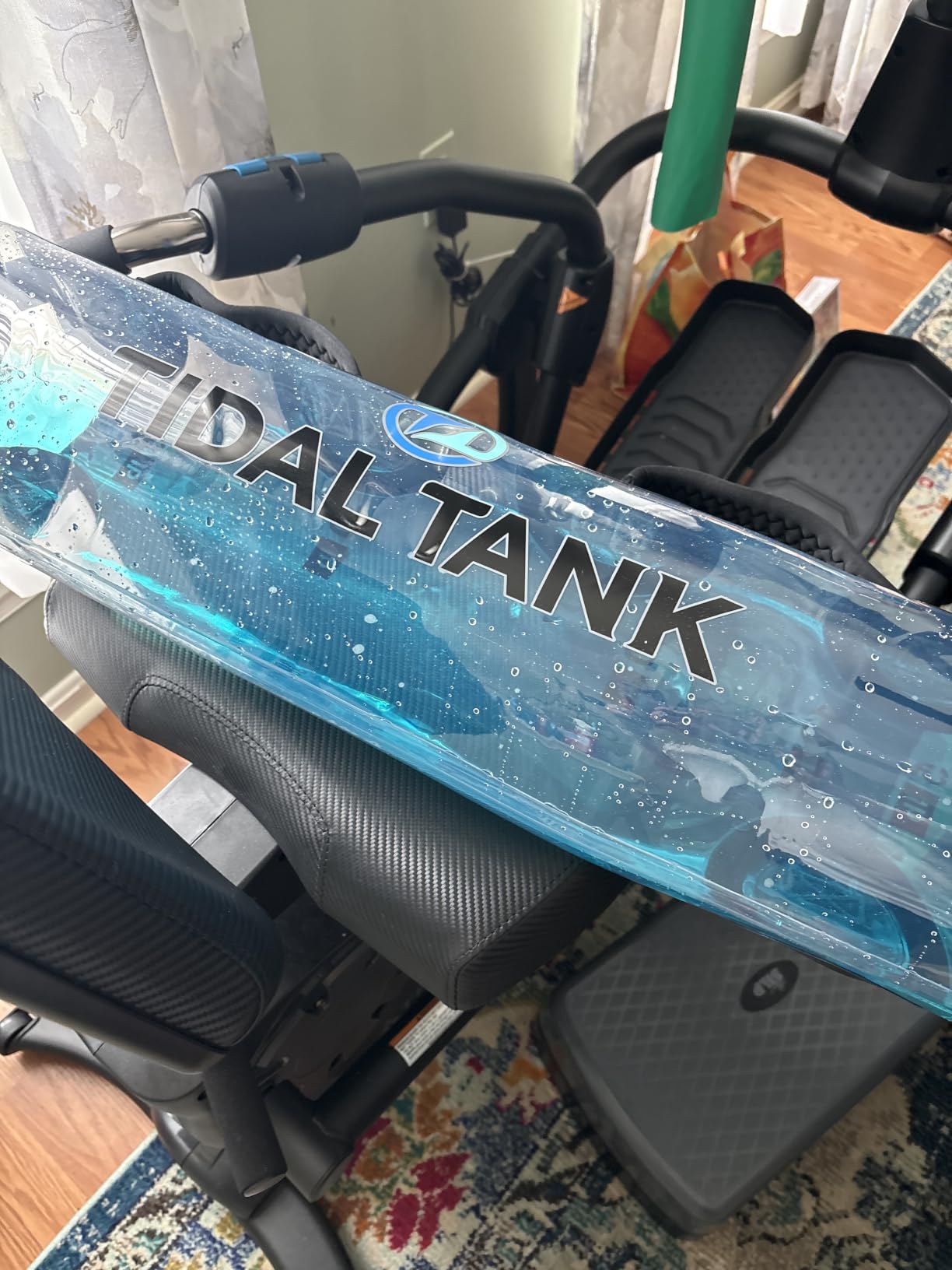 Tidal Tank Tube - The Original Aqua Bag - Water Weight Bag up to 79 lbs - Adjustable Workout Sand Bags Weights Alternative - Portable Sandbag Fitness Equipment Set, Home Exercise Gym - Including App customer photo 2