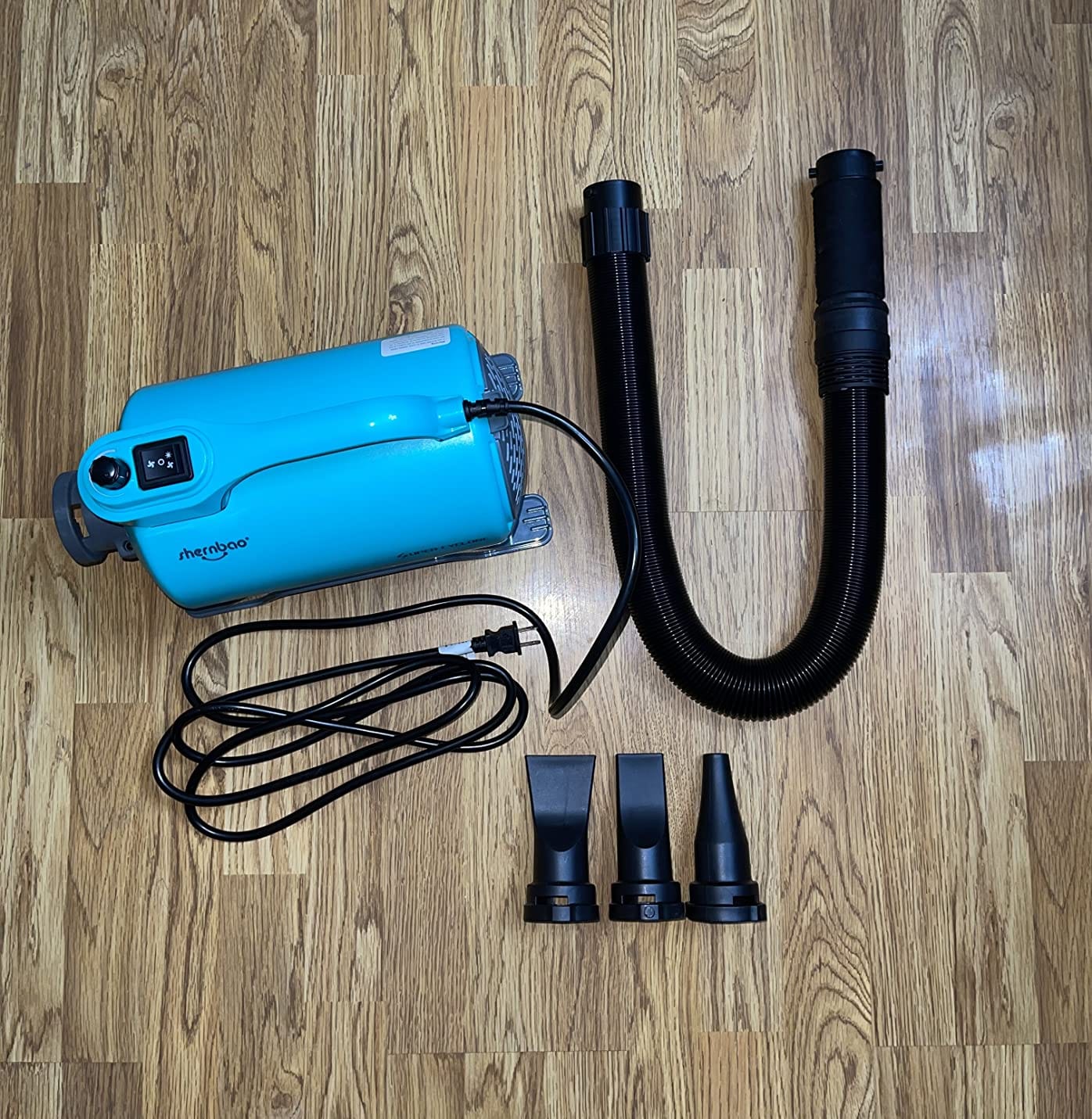 Dog Dryer High Velocity Pet Dog Grooming Force Hair Dryer/Blower 5.0HP | Super cyclone 5.0HP high velocity blower dryer for professional dog pet grooming, purple SHD-2600P customer photo 1