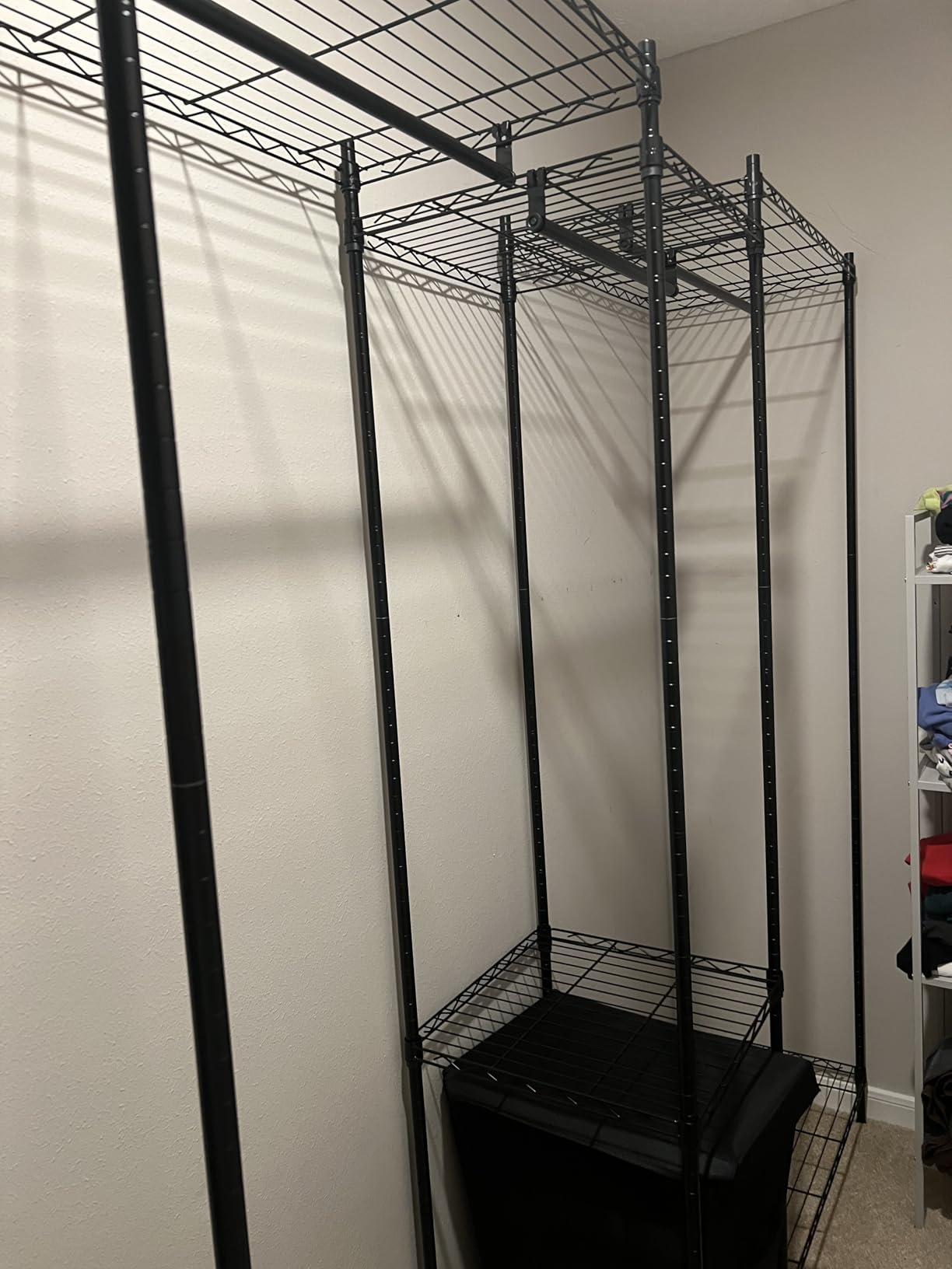 VIPEK Classic V6 Wire Garment Rack, Dynamic Closet System Adjustable | Black Heavy Duty Metal Freestanding Clothing Rack 850lbs Capacity, 6FT Wide Closet Organizer System for Bedroom customer photo 2