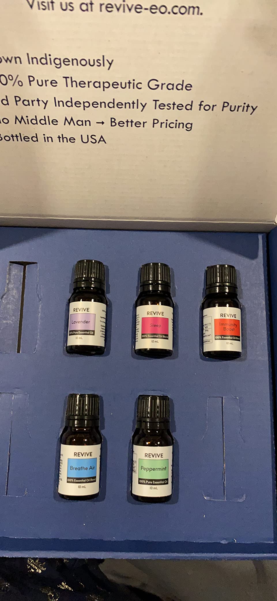 Aromatherapy Kits by Revive Essential Oils - 100% Pure Therapeutic Grade, Diffuser, Massage, Aromatherapy (Basics Kit) customer photo 1