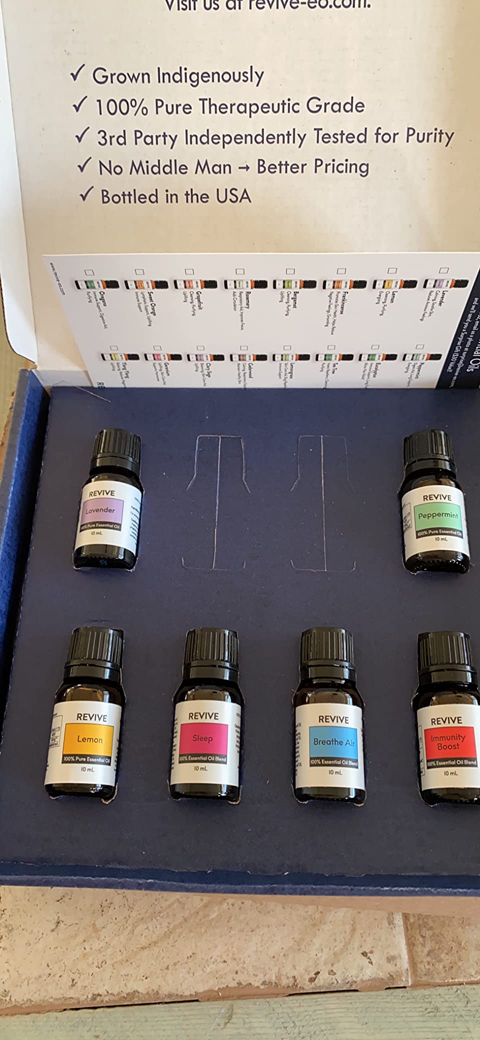 Aromatherapy Kits by Revive Essential Oils - 100% Pure Therapeutic Grade, Diffuser, Massage, Aromatherapy (Basics Kit) customer photo 2