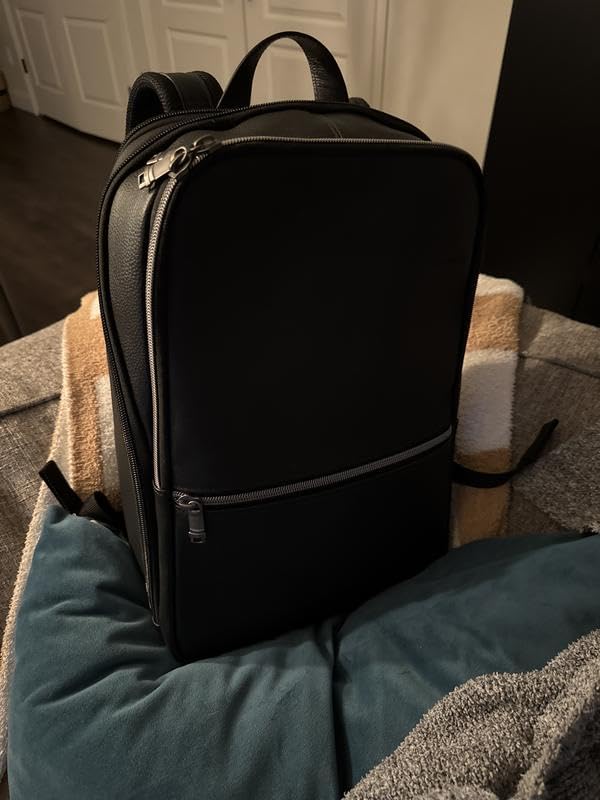 Samsonite Classic Leather Slim Backpack customer photo 2