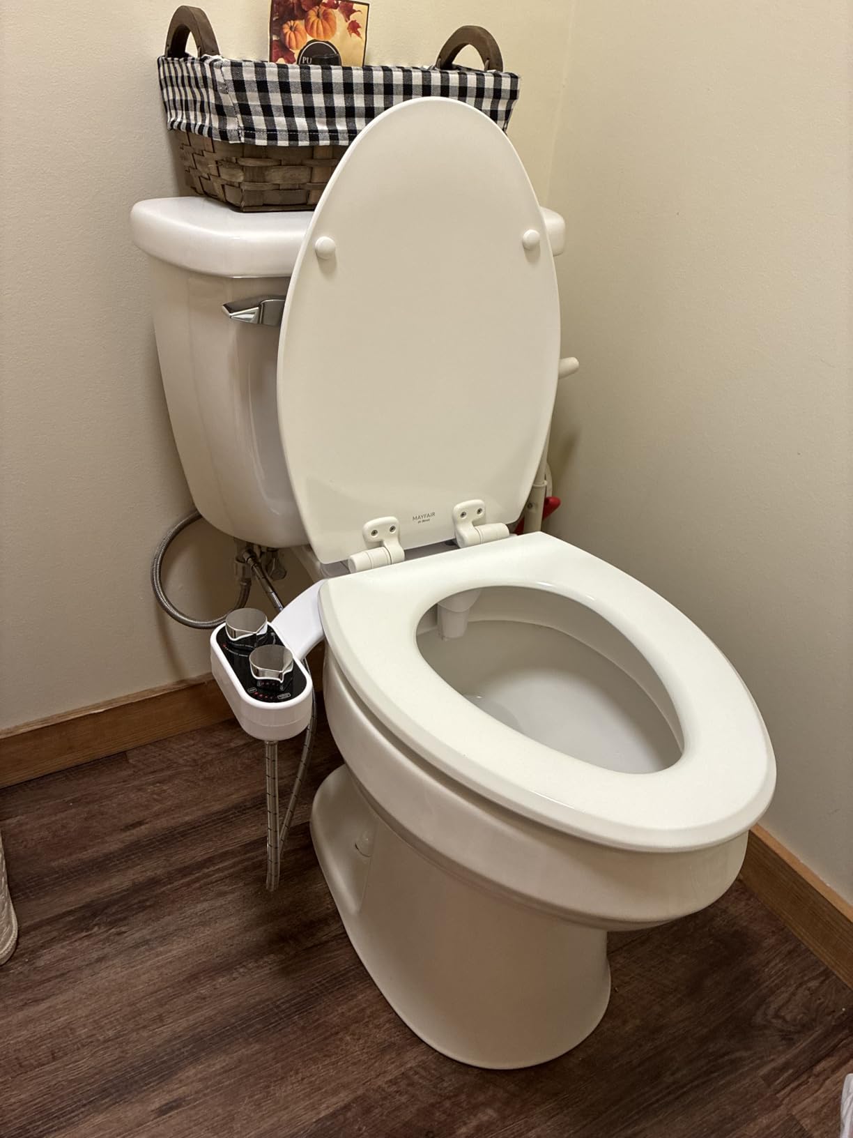 CLEAR REAR Bidet Attachment for Toilet Seat - Non-Electric with Self Cleaning Dual Nozzles, Leak Proof Connectors, Adjustable Water Spray, Rear & Feminine Wash - Hygienic Bathroom Upgrades customer photo 1