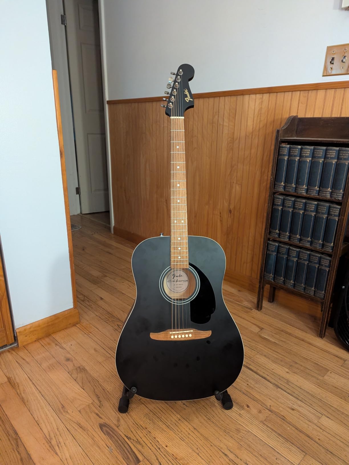 Fender California Debut Redondo Series Beginner Acoustic Guitar, Sunburst - California Series, beginner acoustic guitar for adults, 2-year warranty, easy playability customer photo 2