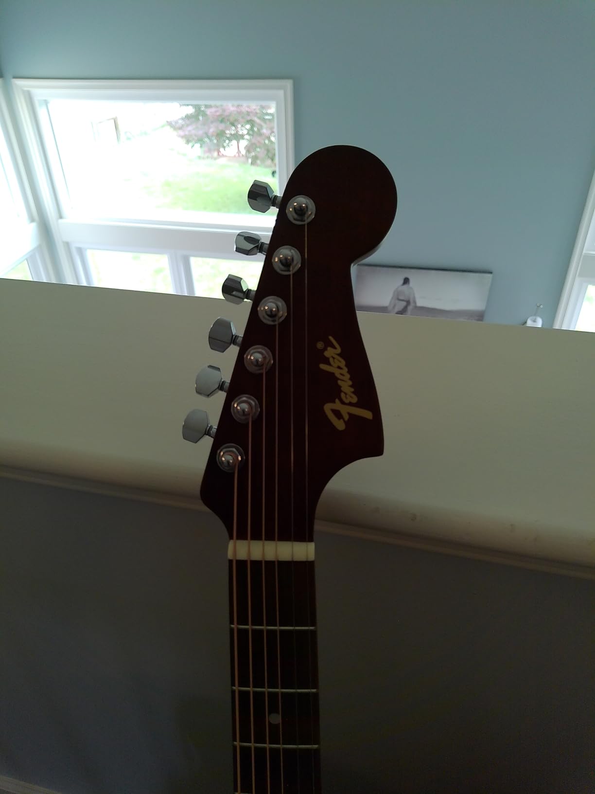 Fender California Debut Redondo Series Acoustic Guitar Starter Kit, Natural - Includes gig bag, stand, tuner, strap, picks, 2-year warranty, California Series dreadnought body, ideal for beginners customer photo 1