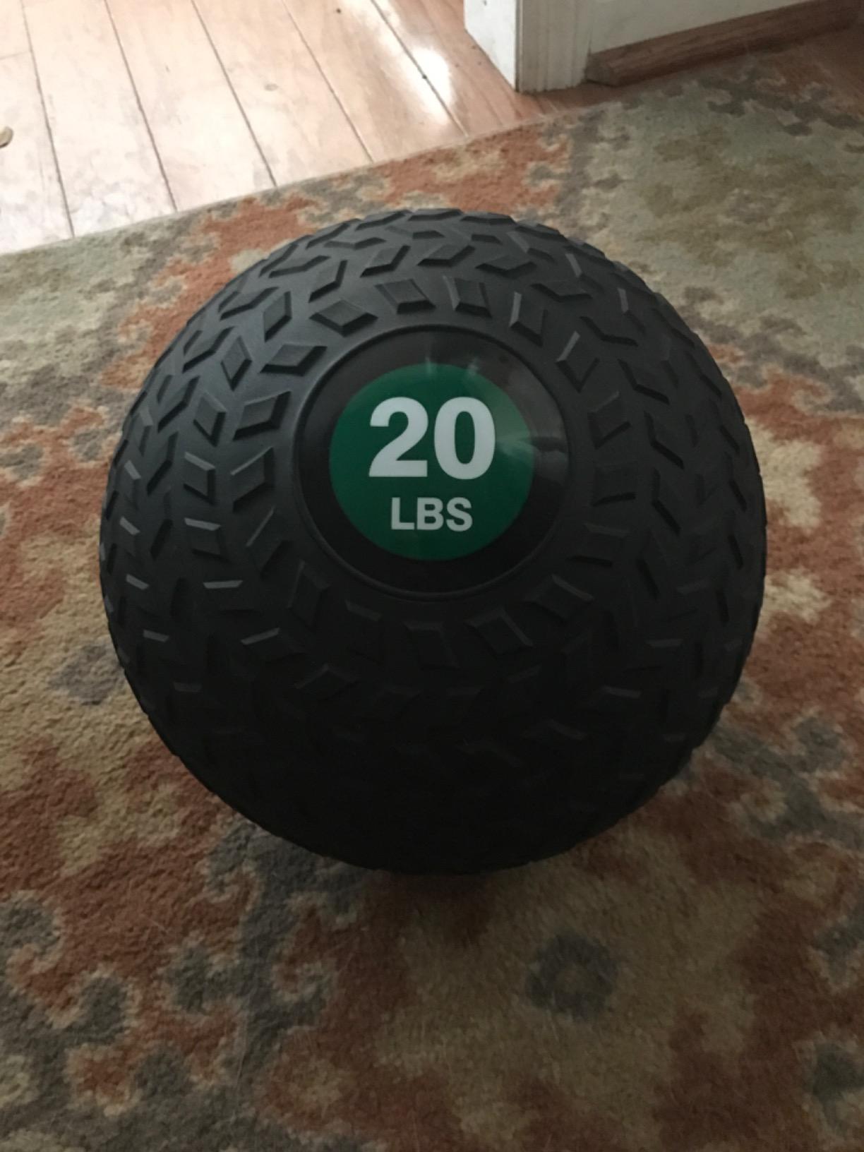 Fitvids Slam Medicine Wall Balls Workout Exercise Fitness Weighted Balls for Cross Training, Strength and Conditioning Exercises, Cardio and Core Workouts customer photo 2