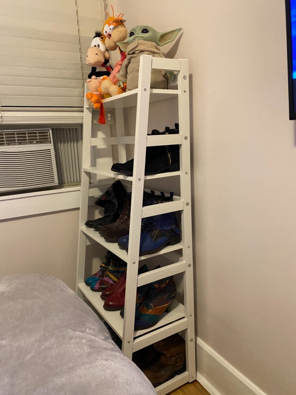 Tribesigns 5-Tier Bookshelf Industrial Bookcase, 5 Shelf Ladder Shelf Book Storage Shelf Organizer for Living Room, Home Office customer photo 2