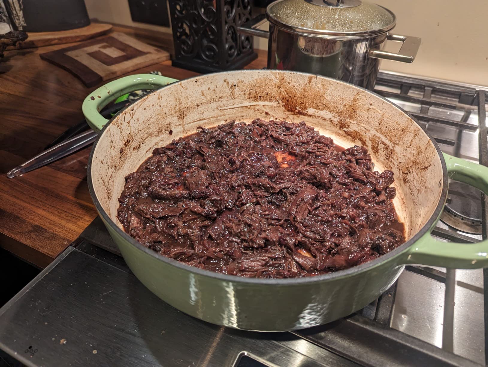 Crock Pot Artisan Enameled Cast Iron Braiser W/Lid, 5-Quart, Pistachio customer photo 2